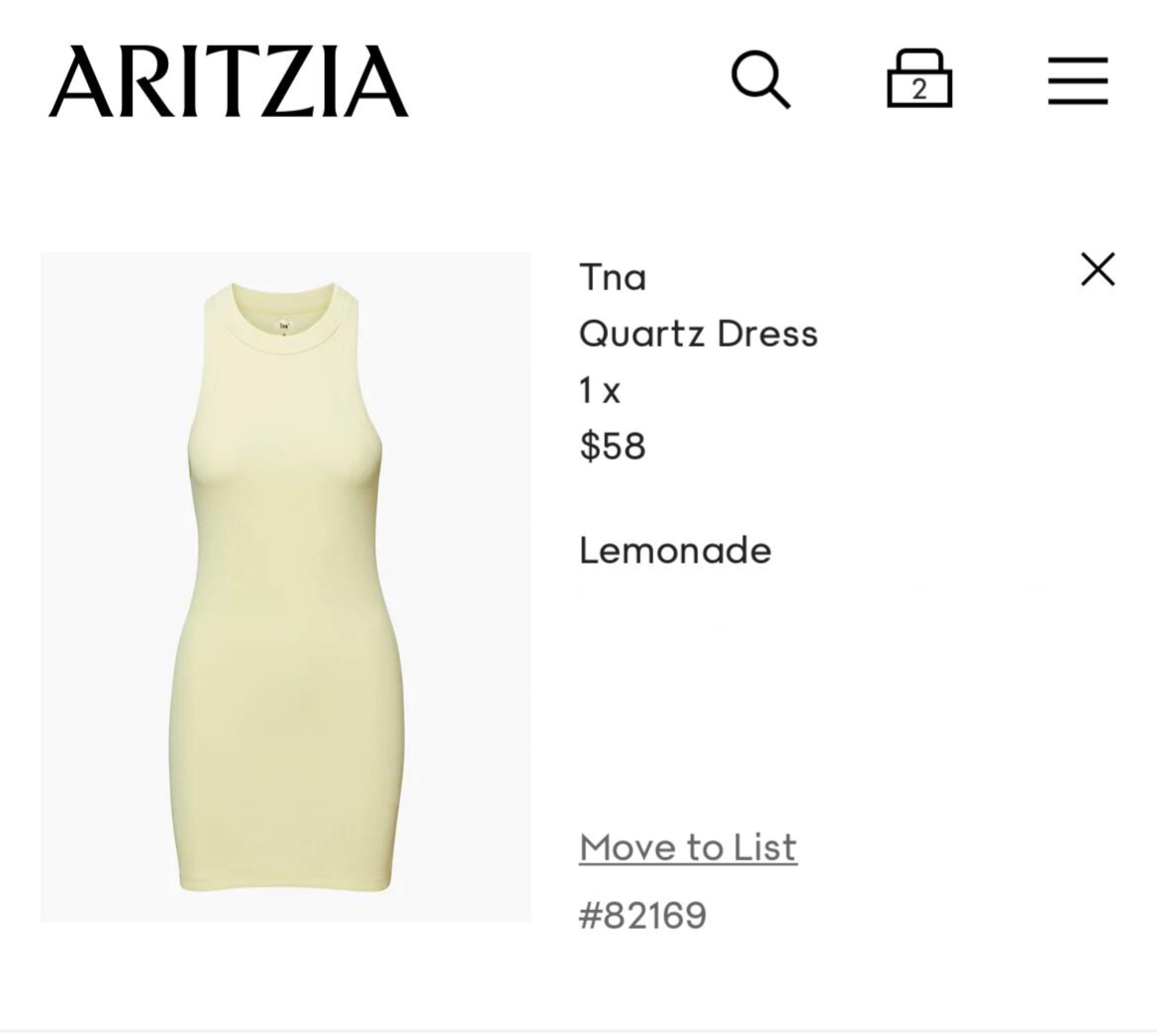 TNA Quartz Dress in Lemonade 🍋💛 - photo 3