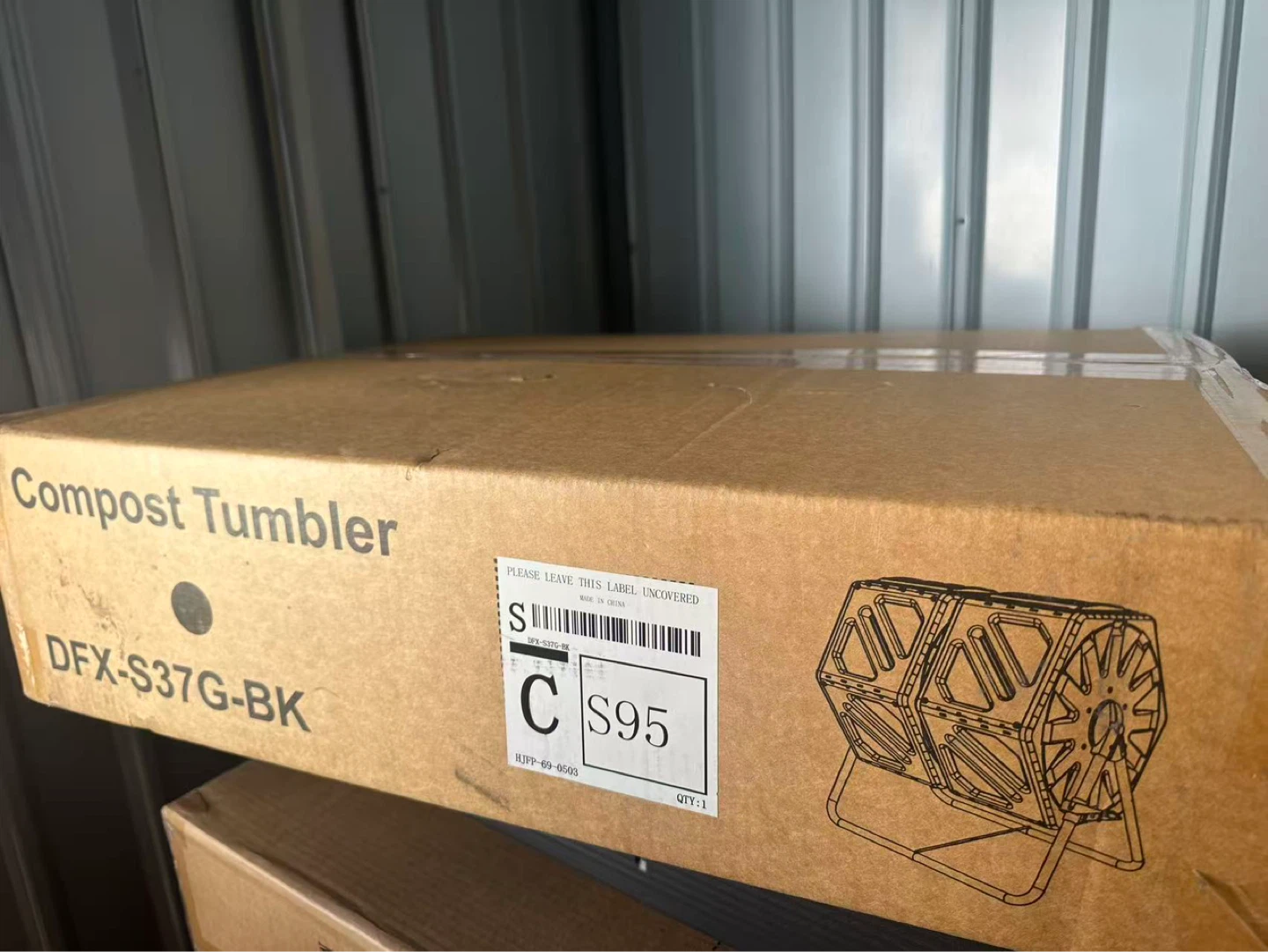🔥 Brand NEW 37-Gallon Dual Chamber Compost Bin Tumbler - photo 2