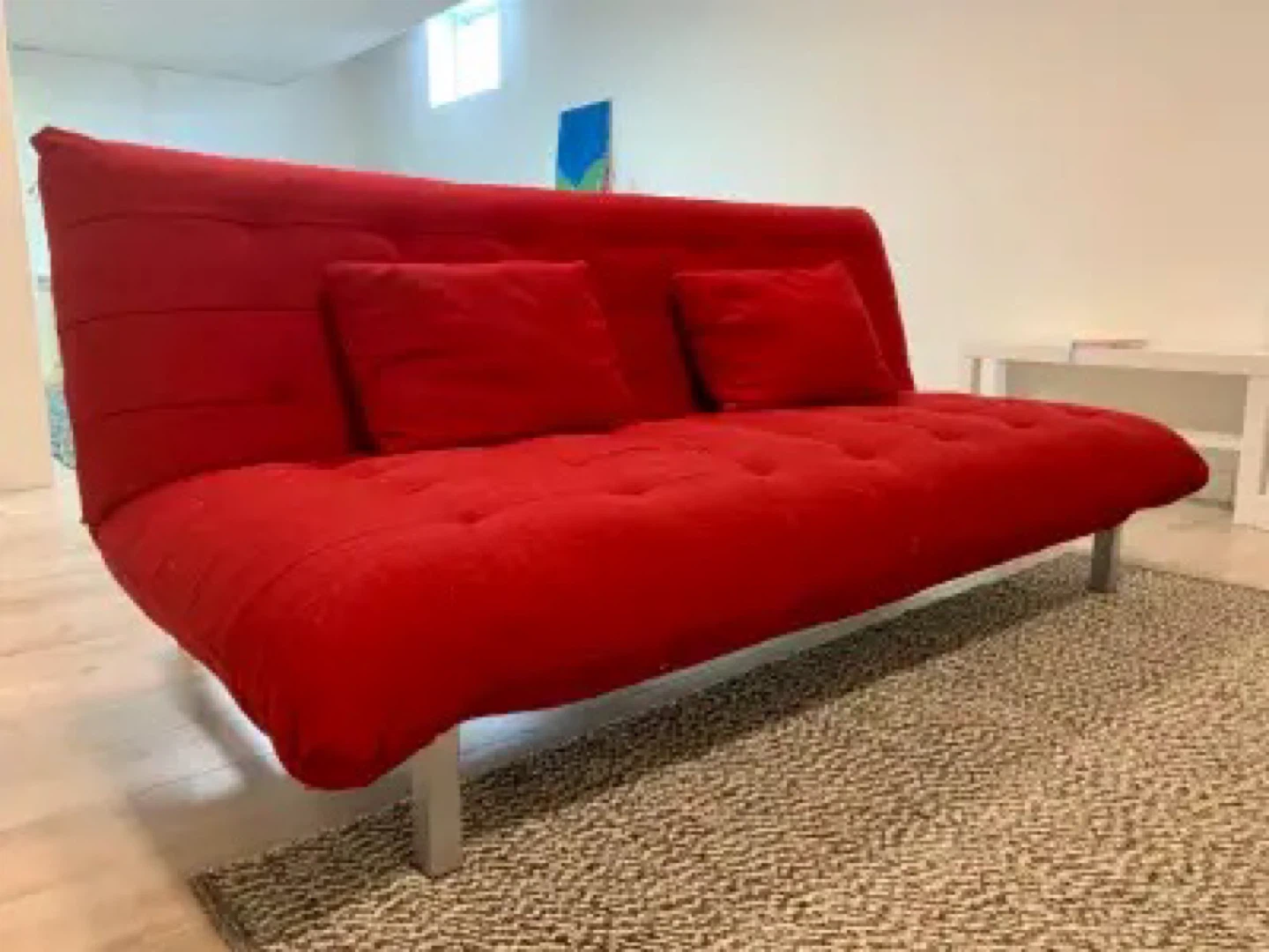 Red Sofa Bed