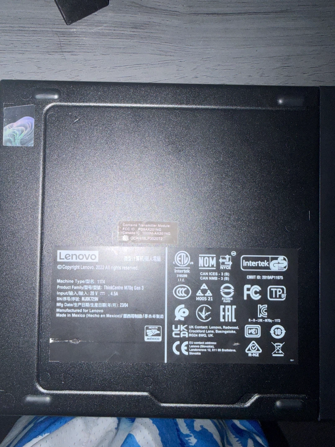 Lenovo ThinkCentre M70q Tiny Computer - photo 3