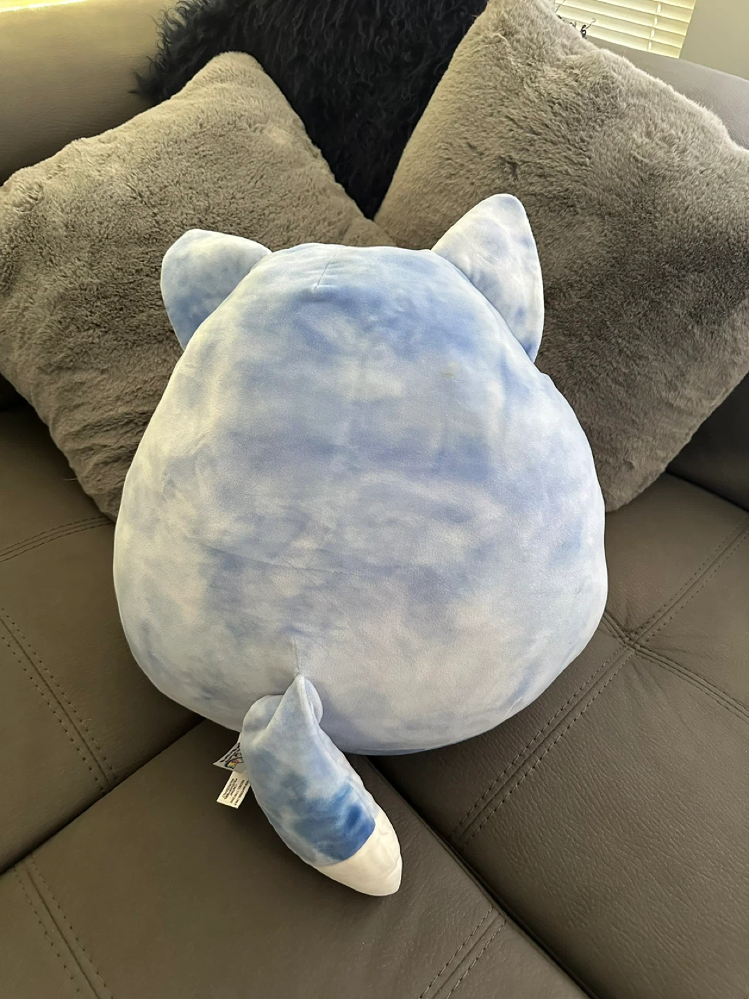 Giant Squishmallow Blue Fox Plush Toy - photo 2