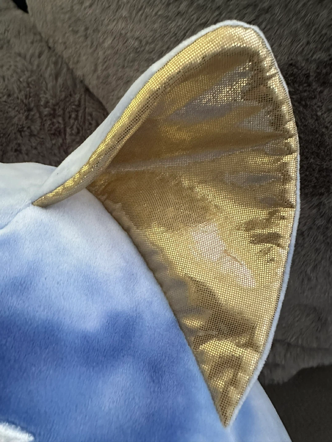 Giant Squishmallow Blue Fox Plush Toy - photo 5
