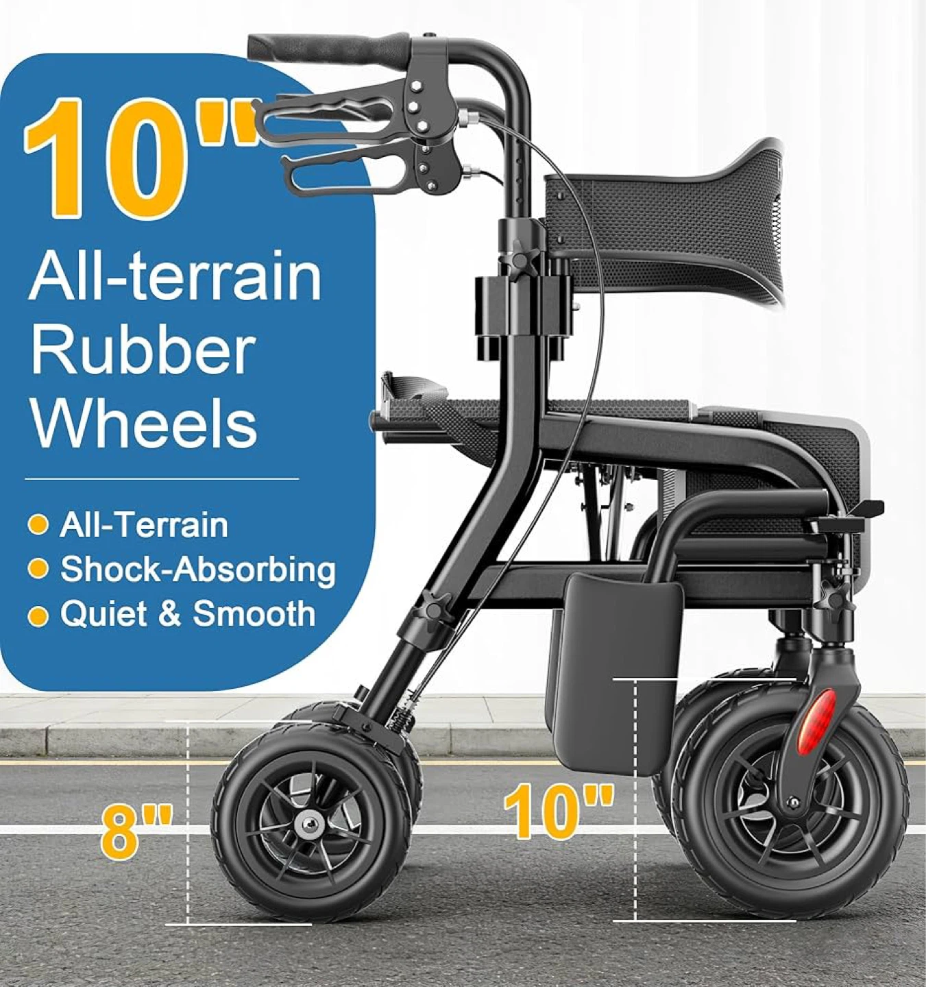 🔥 Brand New Foldable Mobility walker with Seat - photo 4