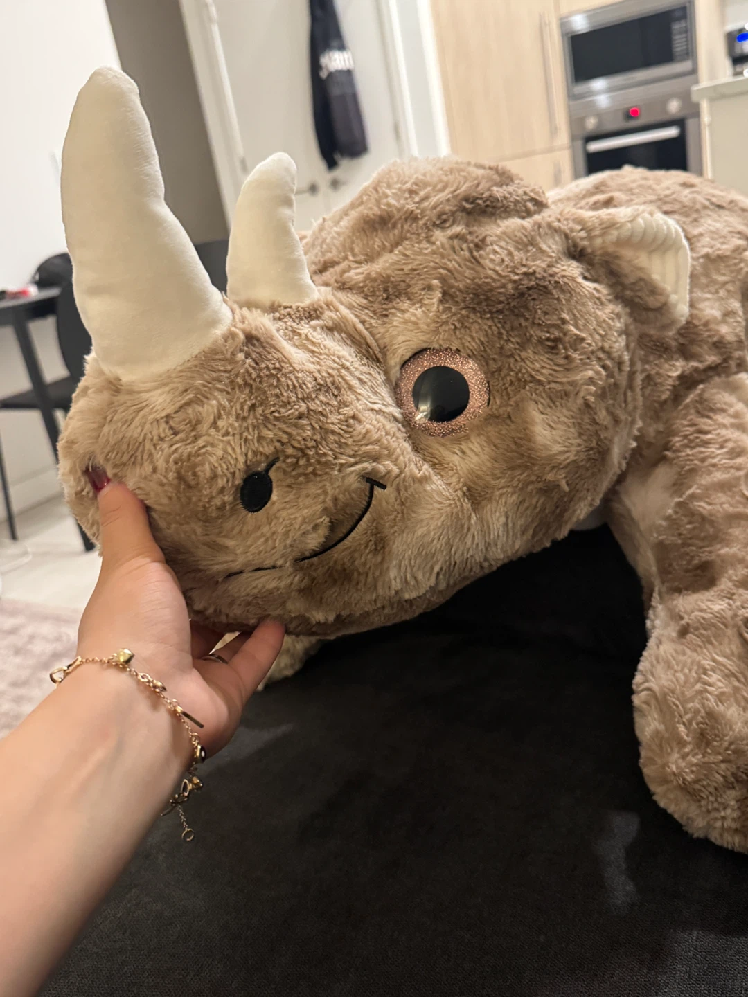 Large Plush Stuffed Rhinoceros Toy - photo 2