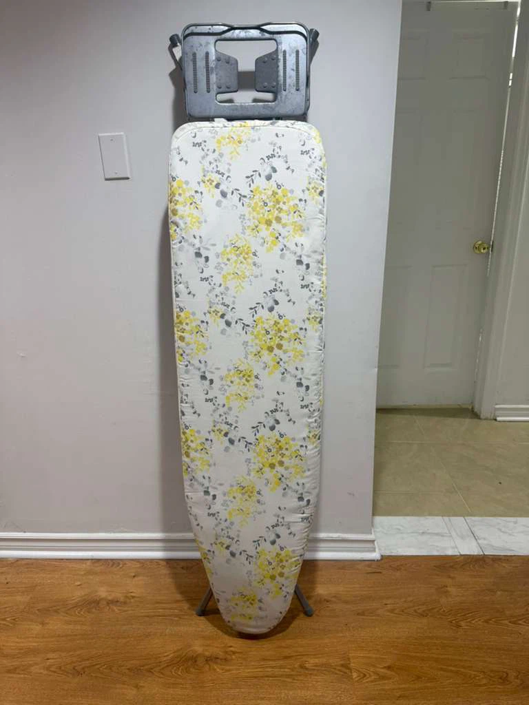 Floral Ironing Board with Metal Rest