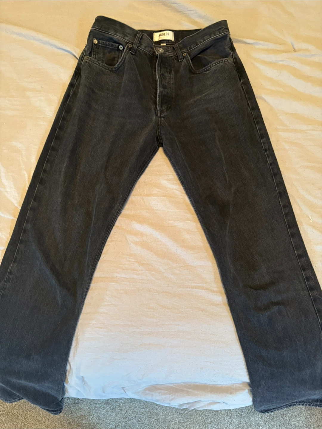 AGOLDE charcoal wash denim jeans size 25
