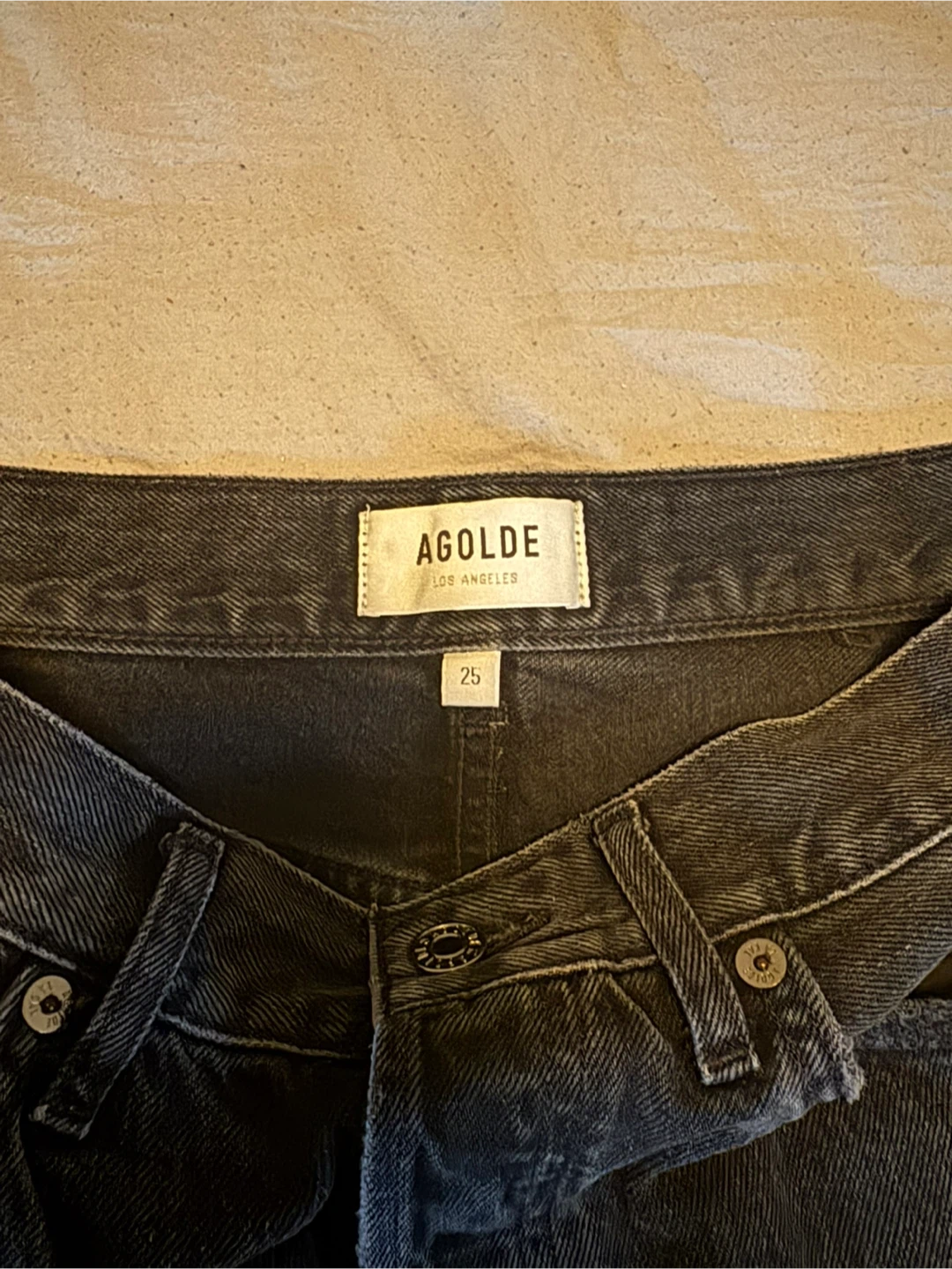 AGOLDE charcoal wash denim jeans size 25 - photo 2