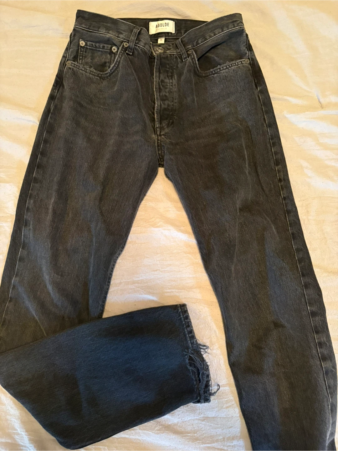 AGOLDE charcoal wash denim jeans size 25 - photo 3