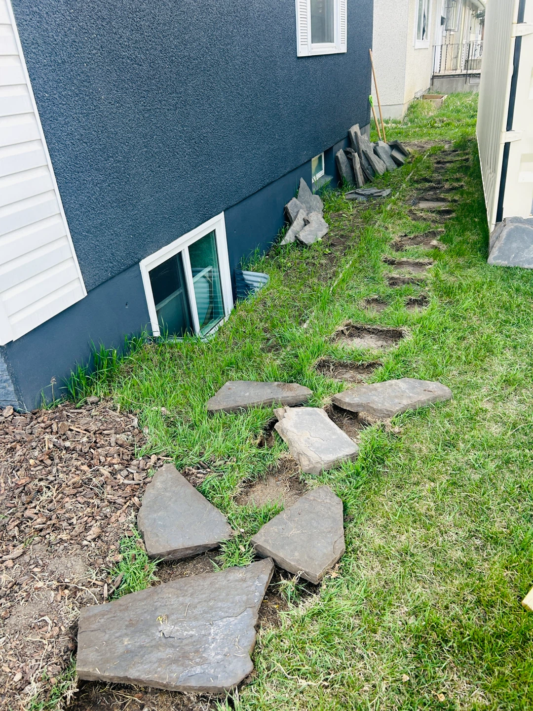Yard work service sidewalks