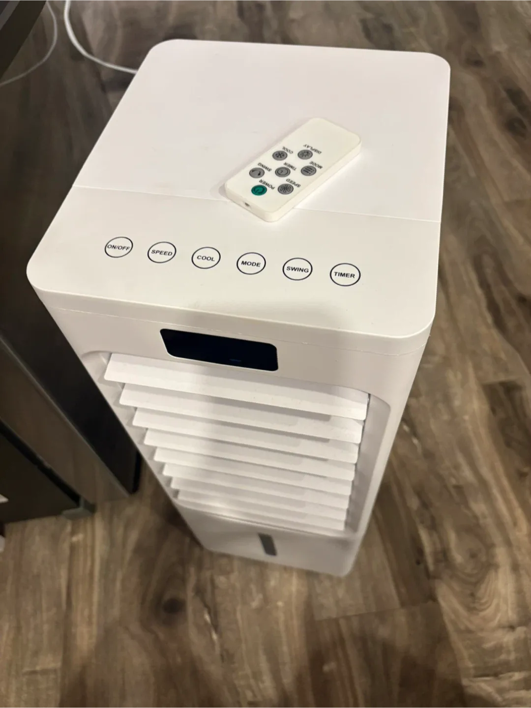 White Portable Air Cooler with Remote - photo 3