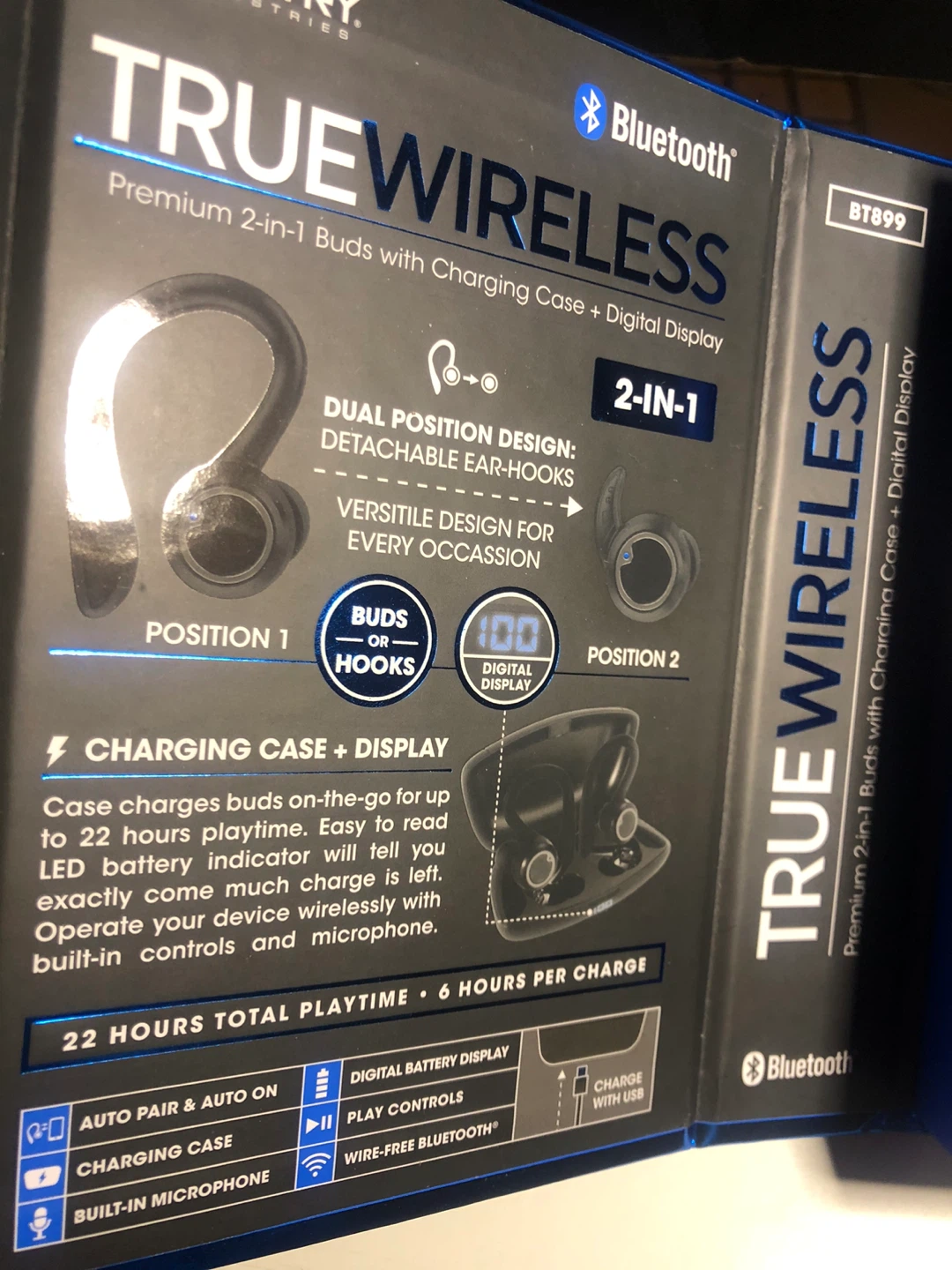 NEW Sentry True Wireless Earbuds with Charging Case - photo 2