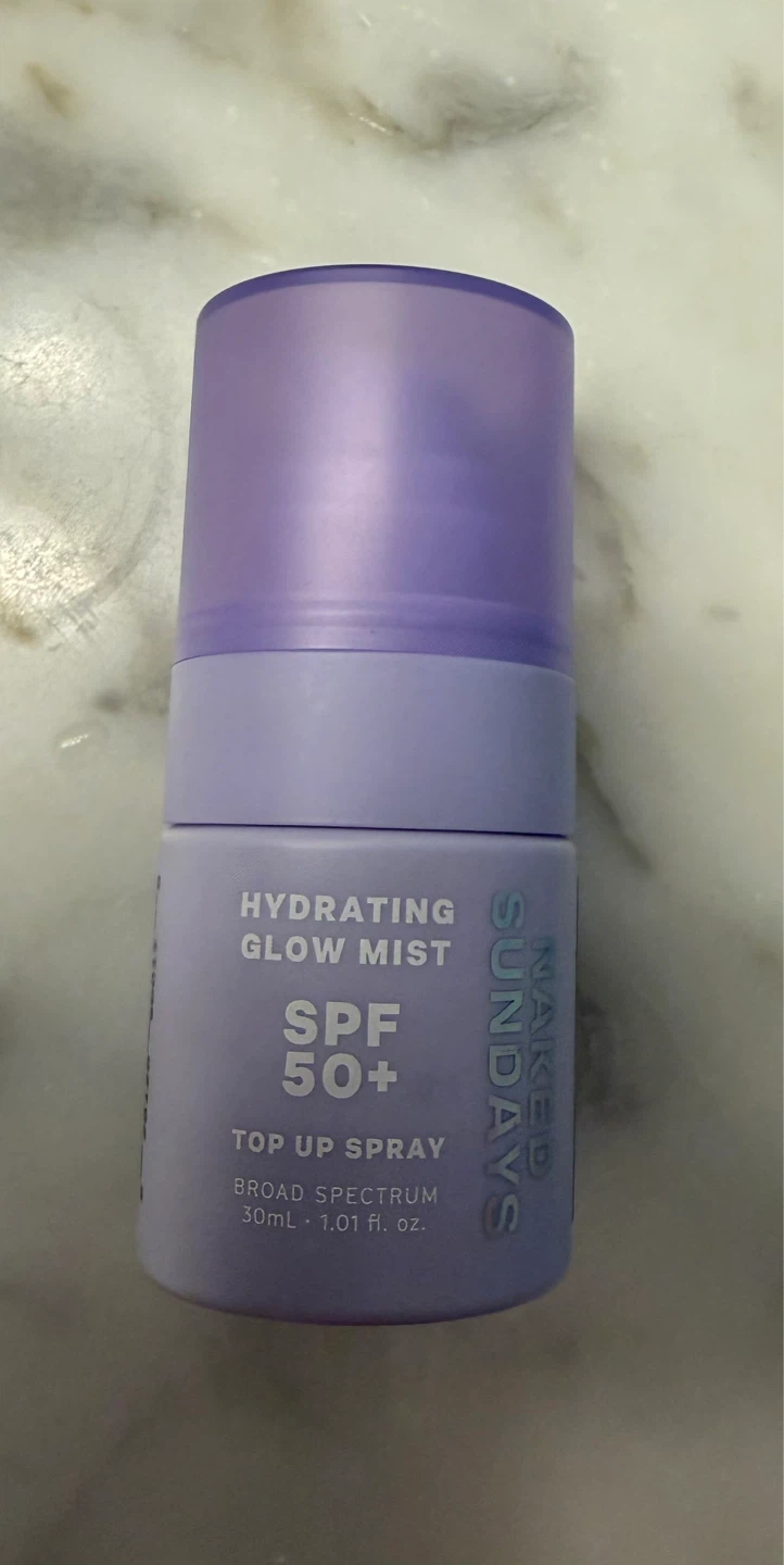 Naked Sundays hydrating glow mist setting spray