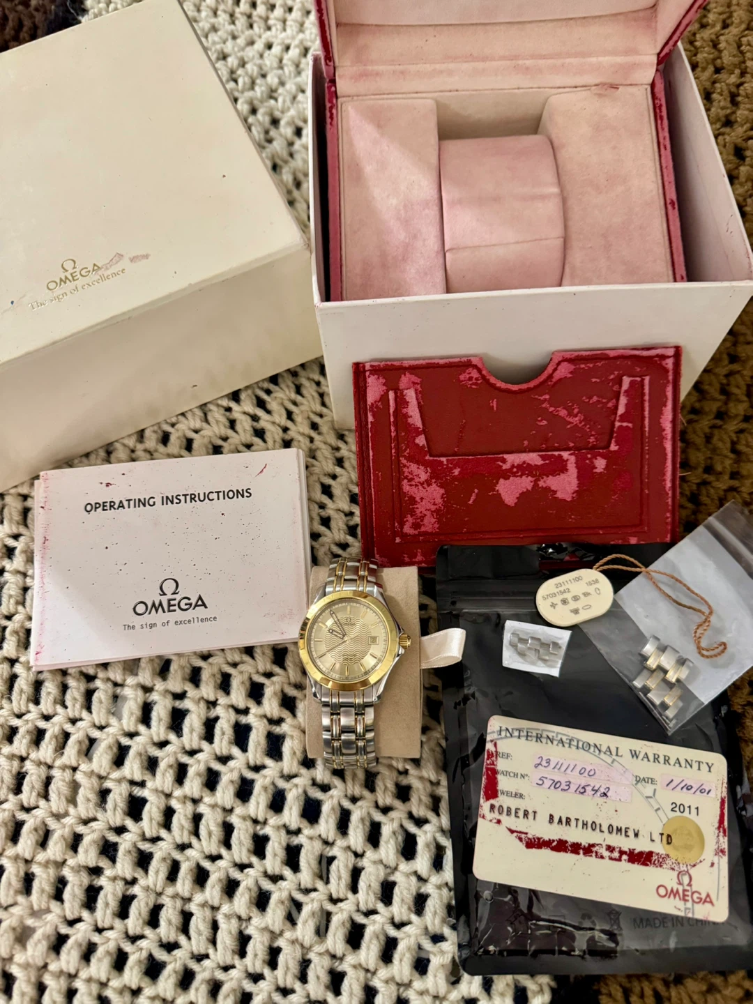 Omega Seamaster 120m Gold and Steel FULL SET - photo 2