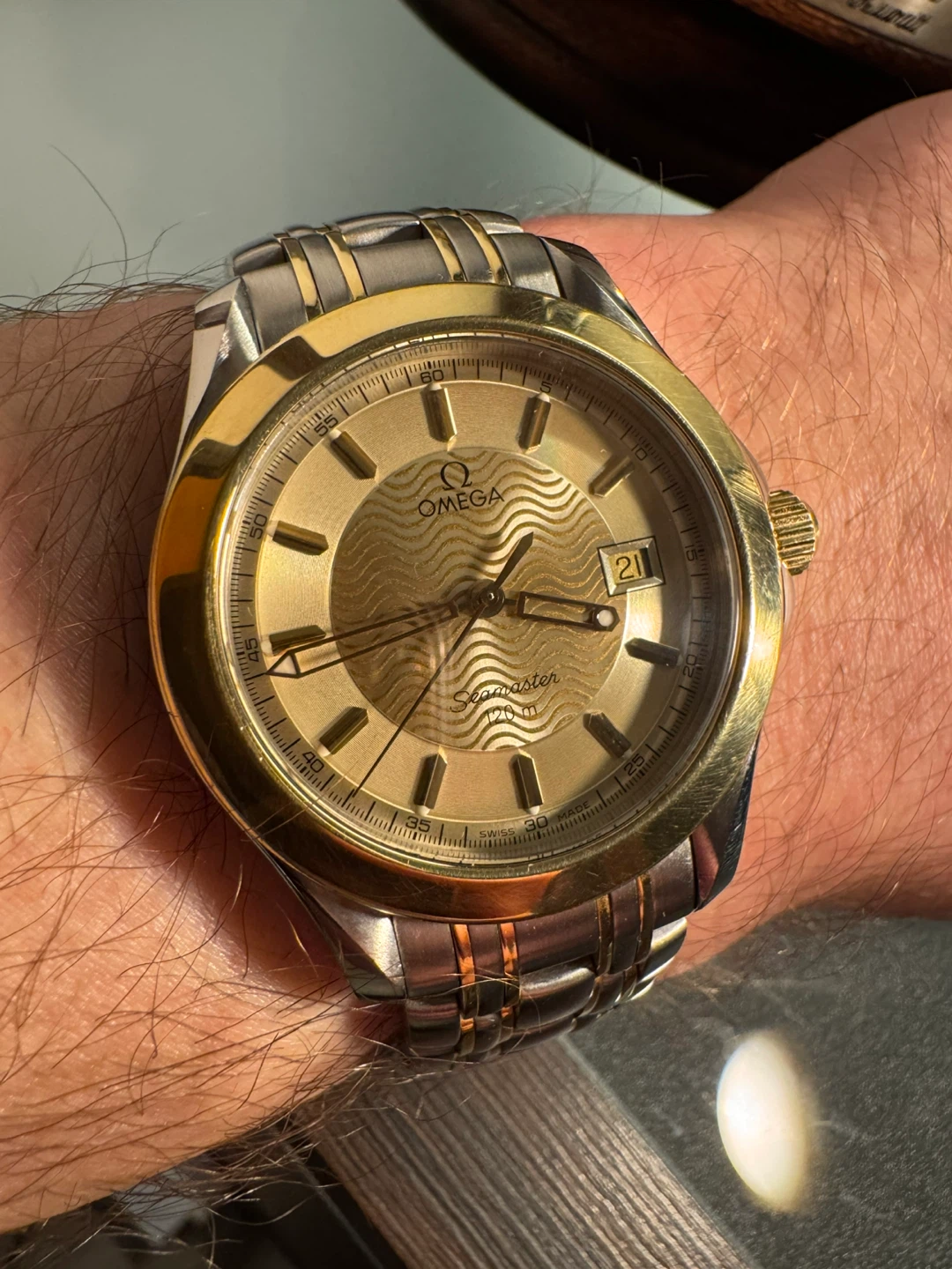 Omega Seamaster 120m Gold and Steel FULL SET - photo 3