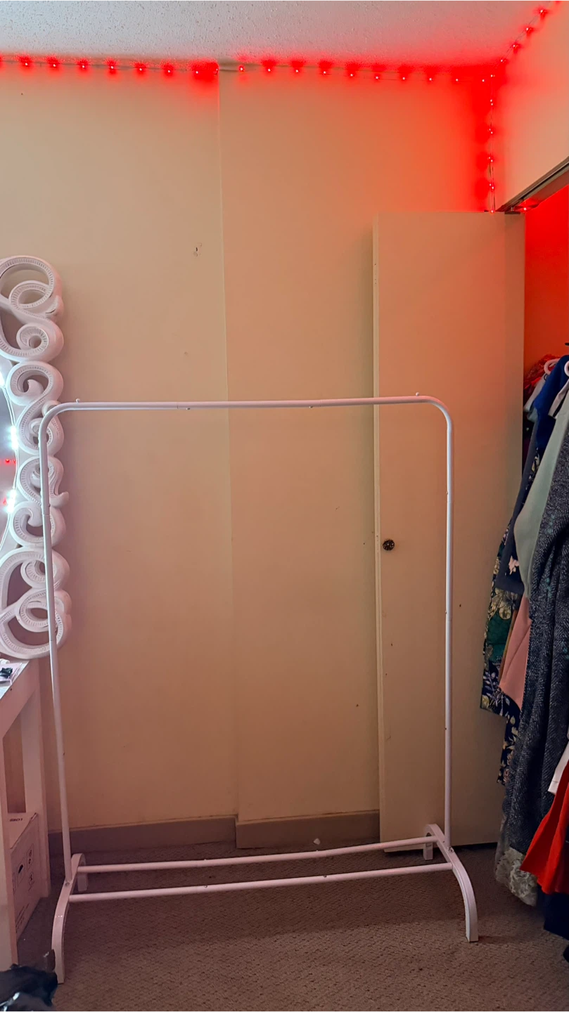 White Garment Rack