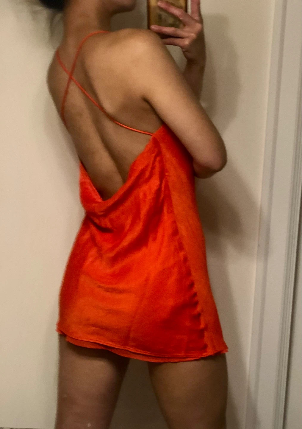 SUPER CUTE Orange Zara dress - photo 3