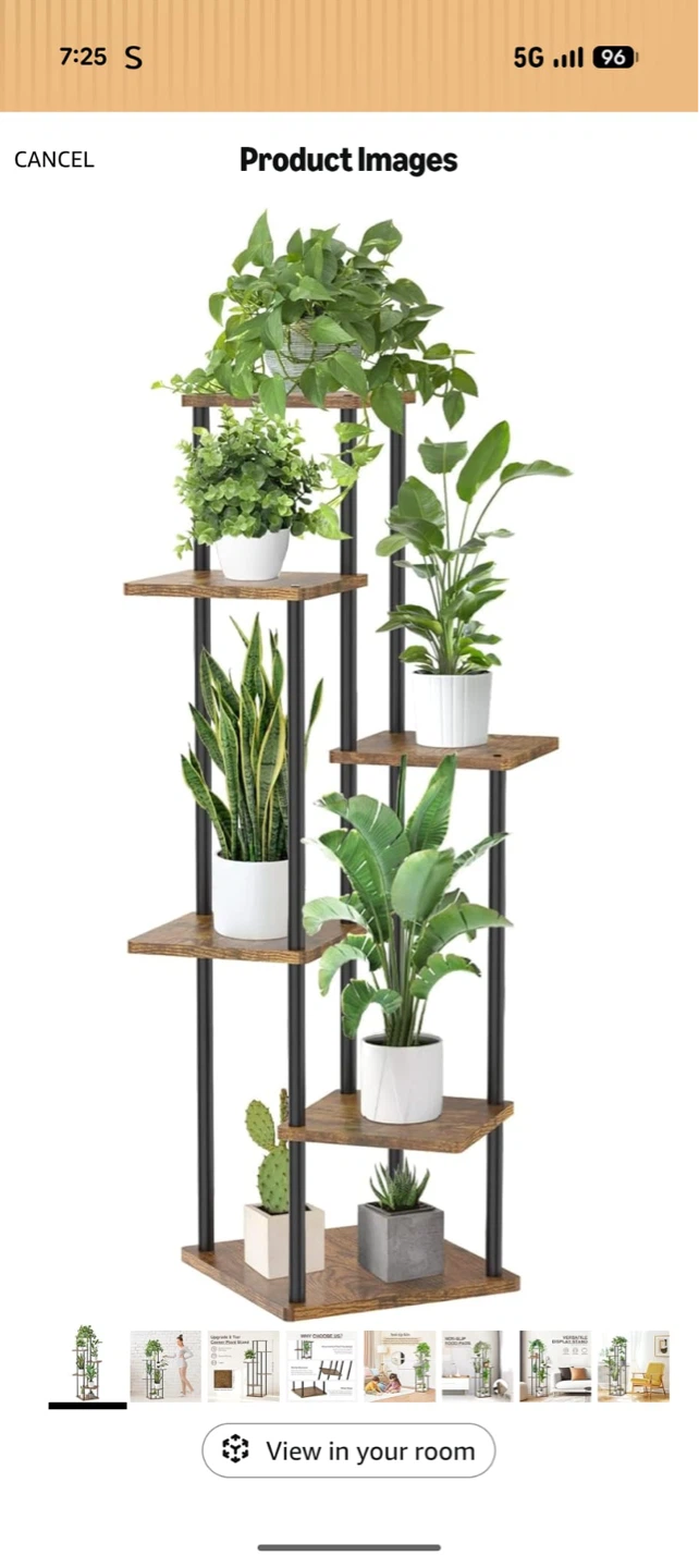 6 Tier Corner Plant Stand