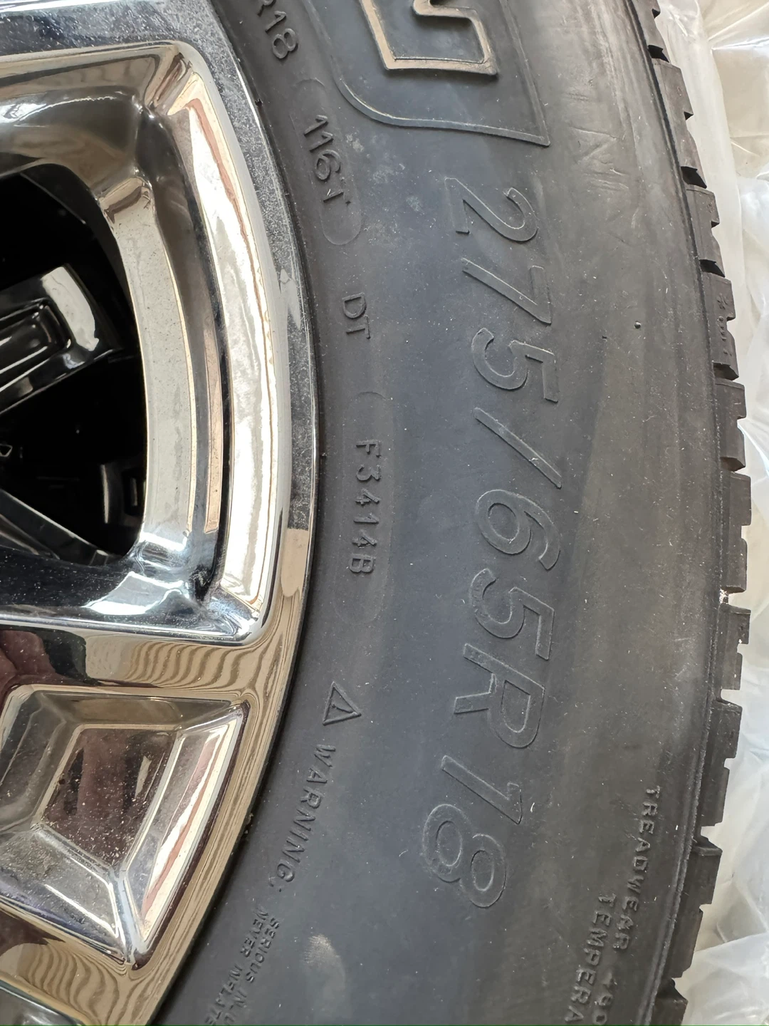 Michelin All Terrain Tires with Ford Rims