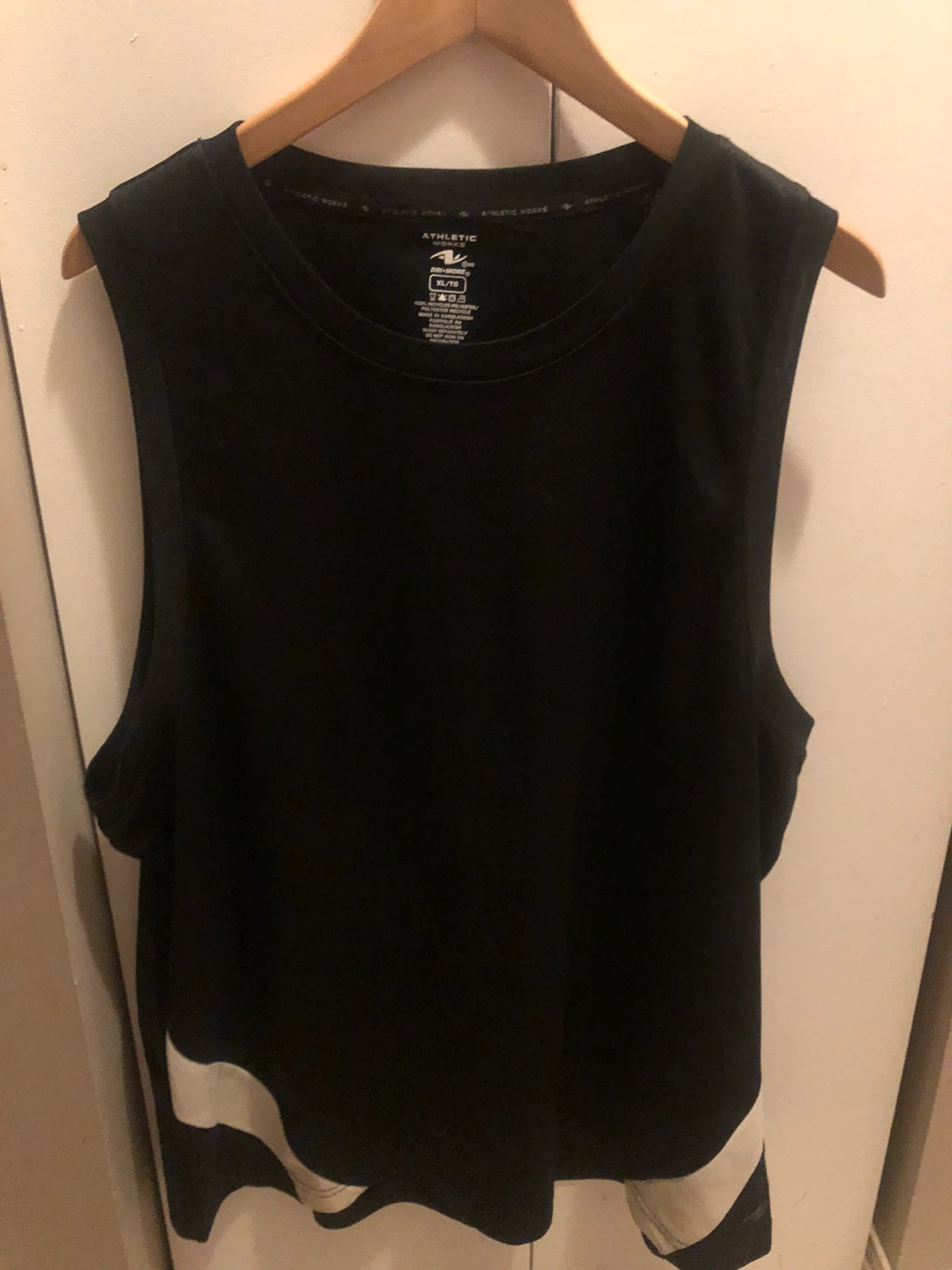NEW ✨Athletic Works Dri-More Tank Top XL/TG Black