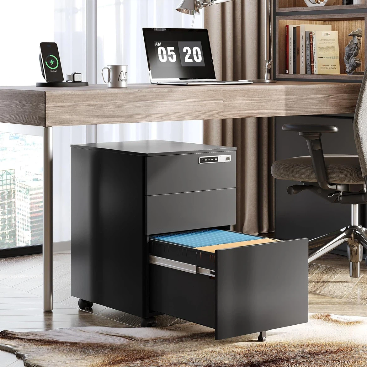 Locker-Drawer Rolling File Cabinet - photo 2