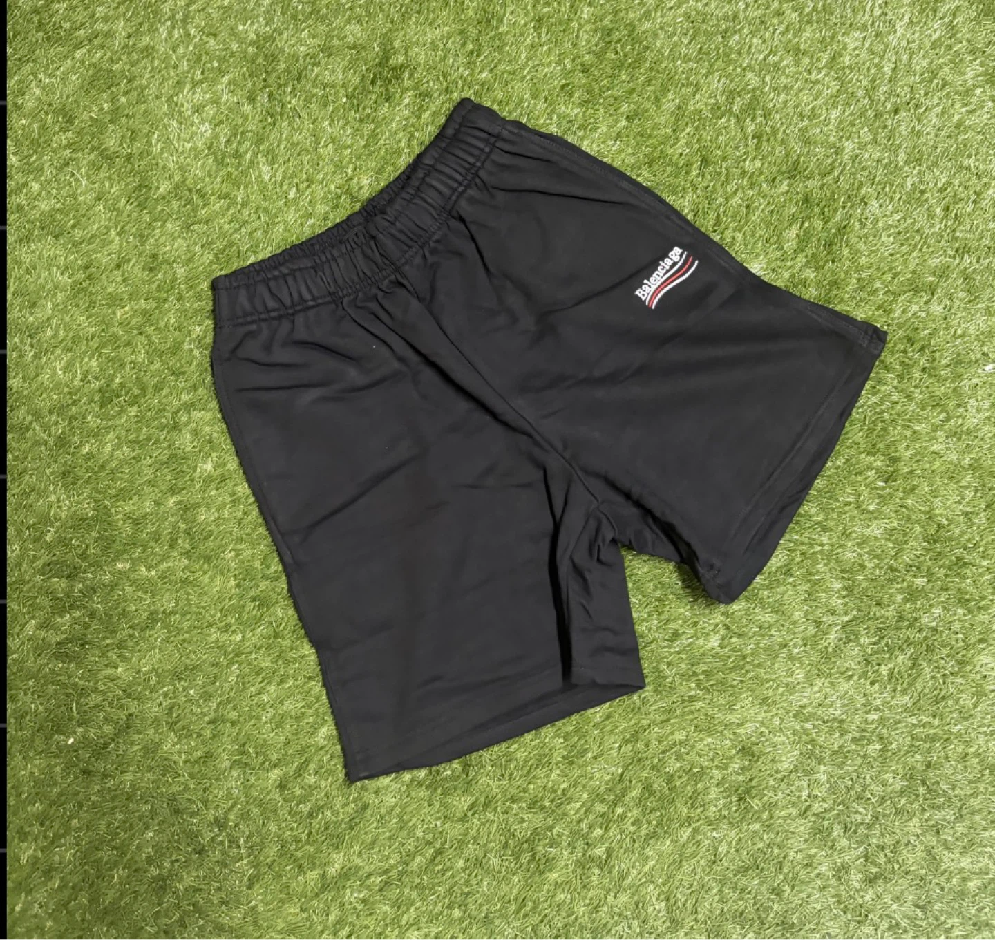 Balenciaga Black Athletic Shorts