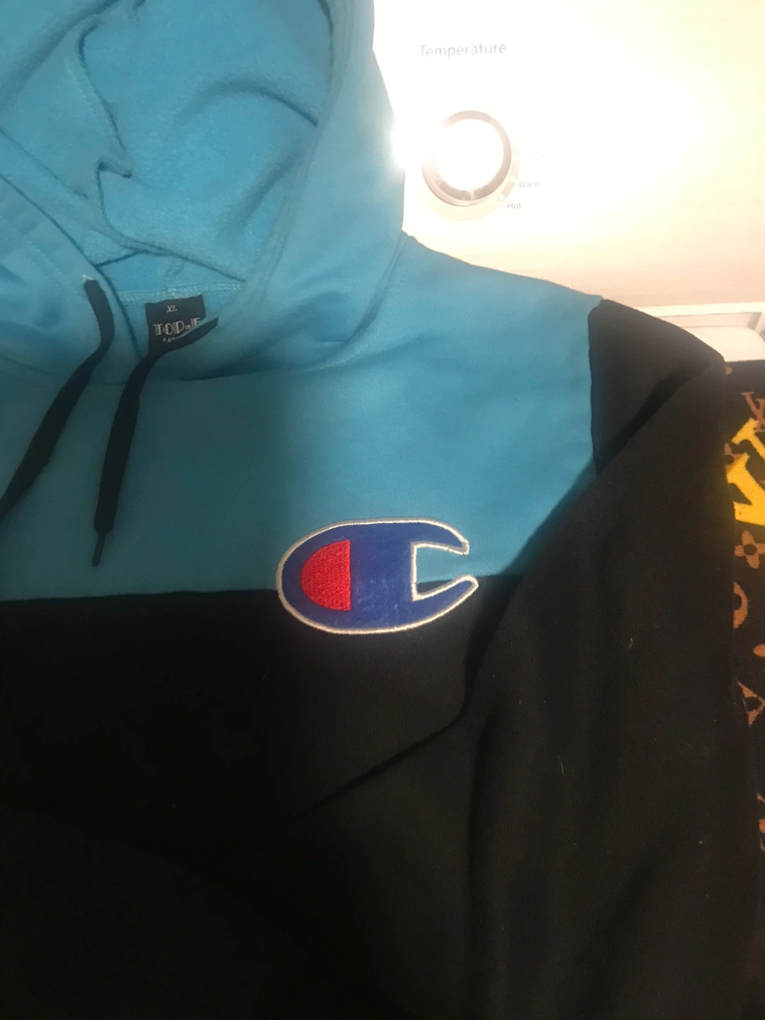 Champion x Supreme Colour Block Hoodie - photo 4