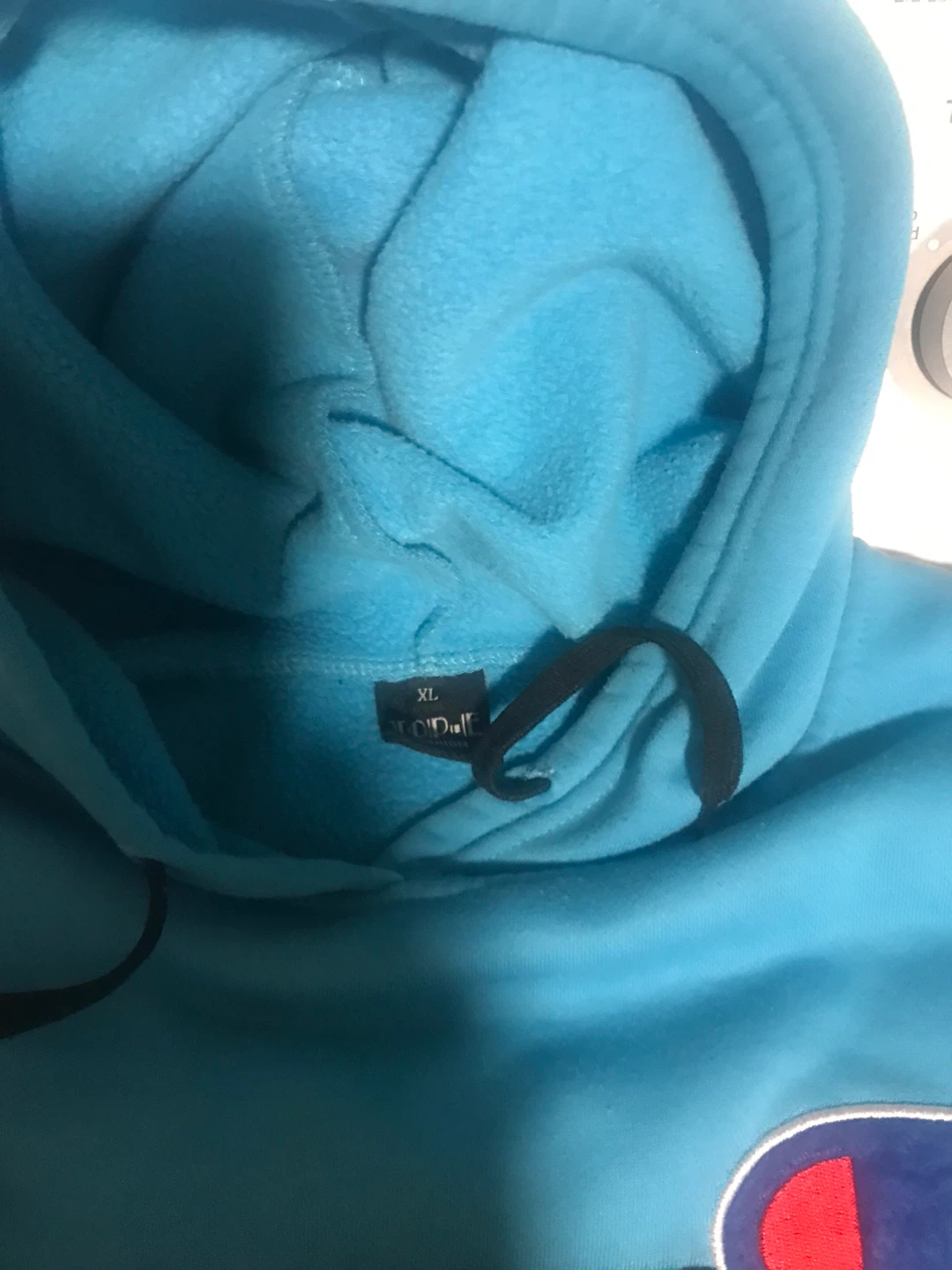 Champion x Supreme Colour Block Hoodie - photo 3