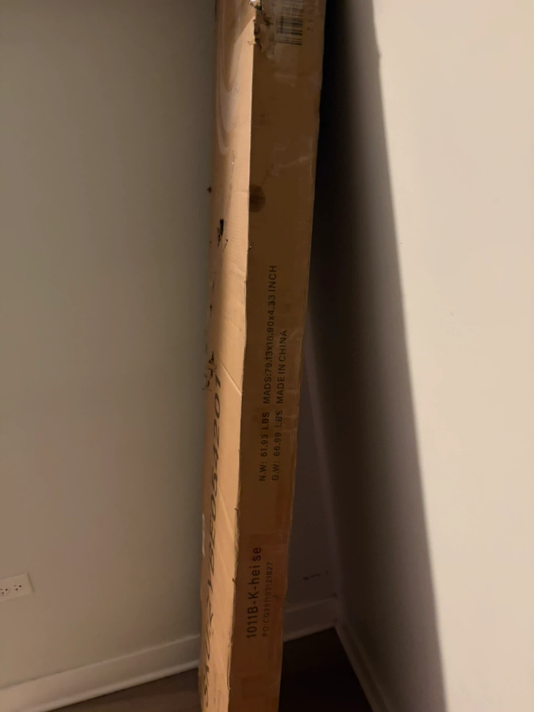 Brand new in the box king size platform bed - photo 5