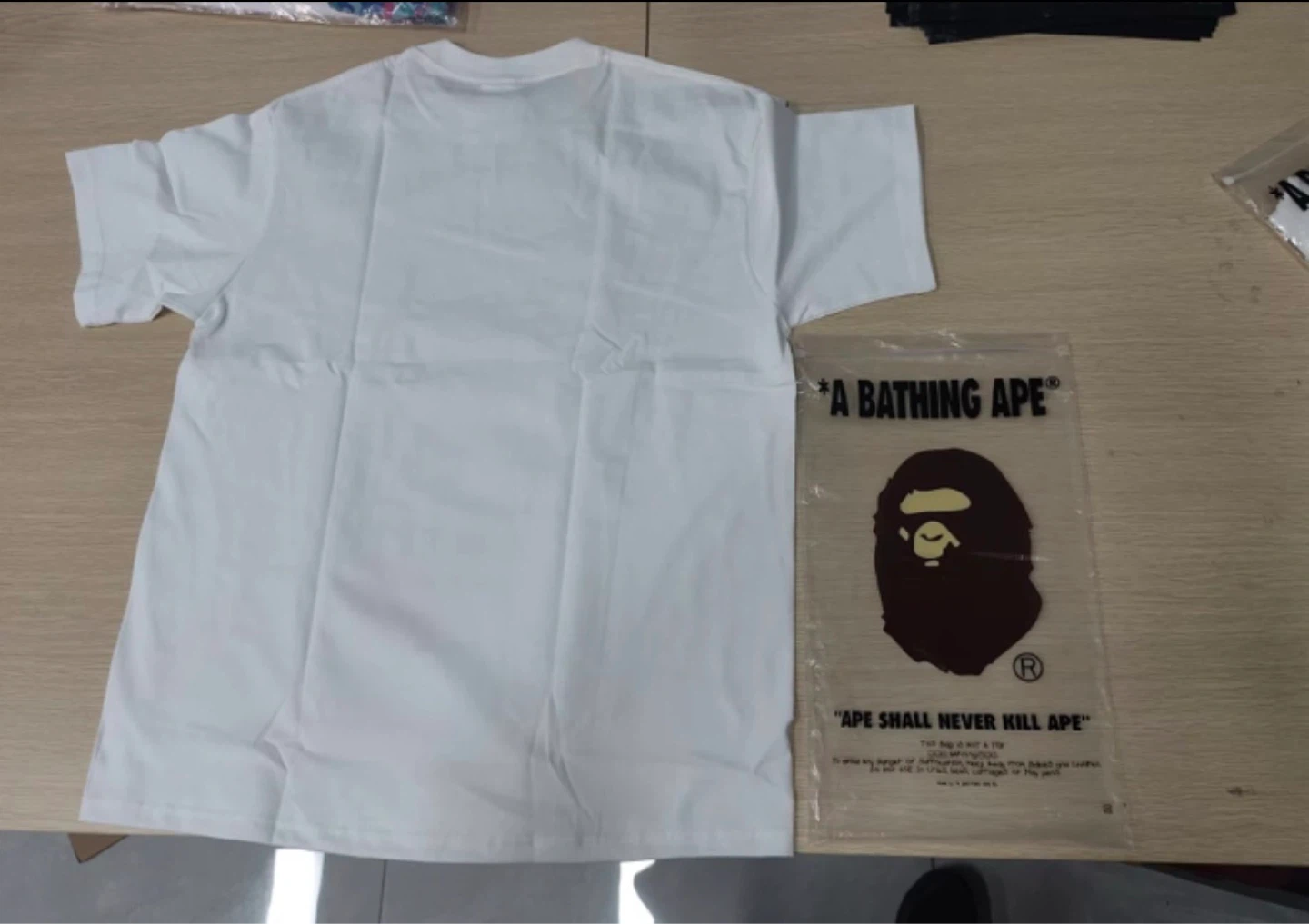 A Bathing Ape BAPE Camo Logo T-Shirt - photo 2