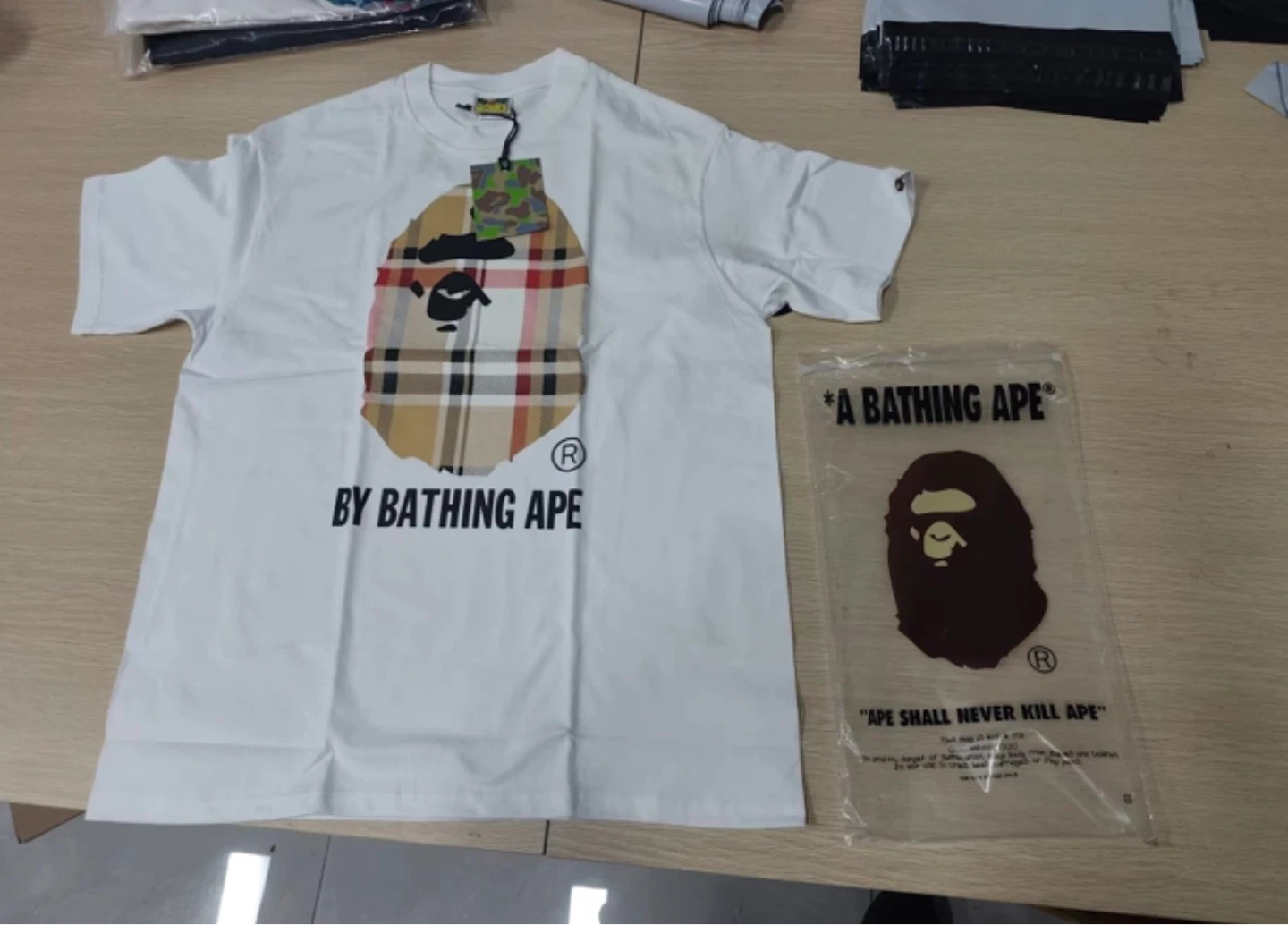 A Bathing Ape White T-Shirt