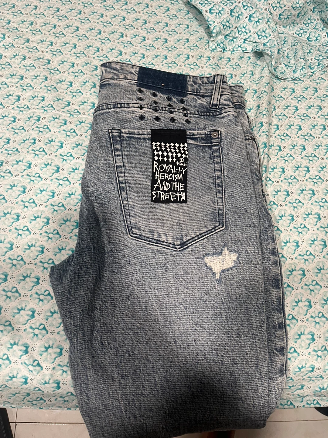 Men's Royalty Heroism and the Street Jeans
