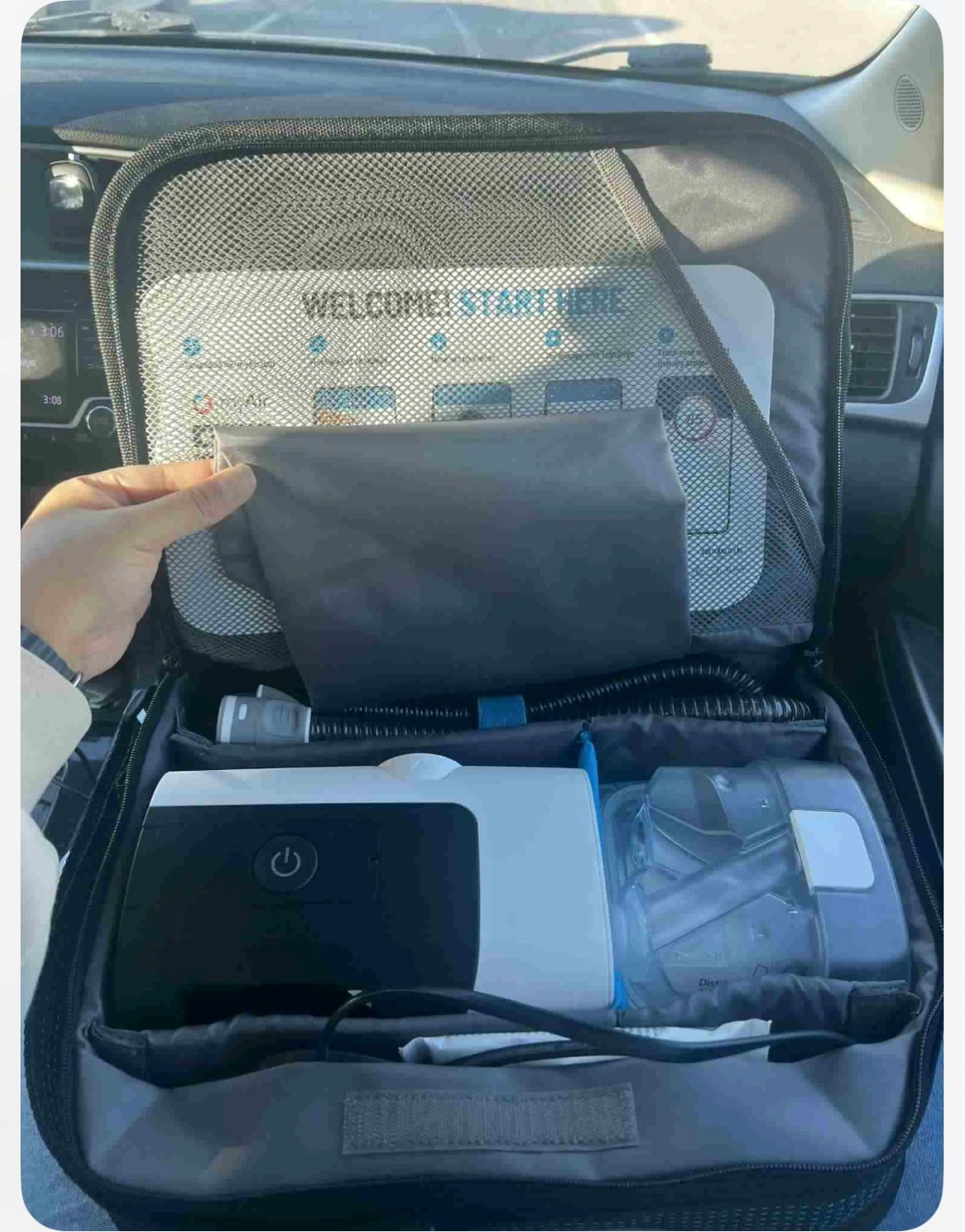 ResMed Air11 CPAP machine with accessories
