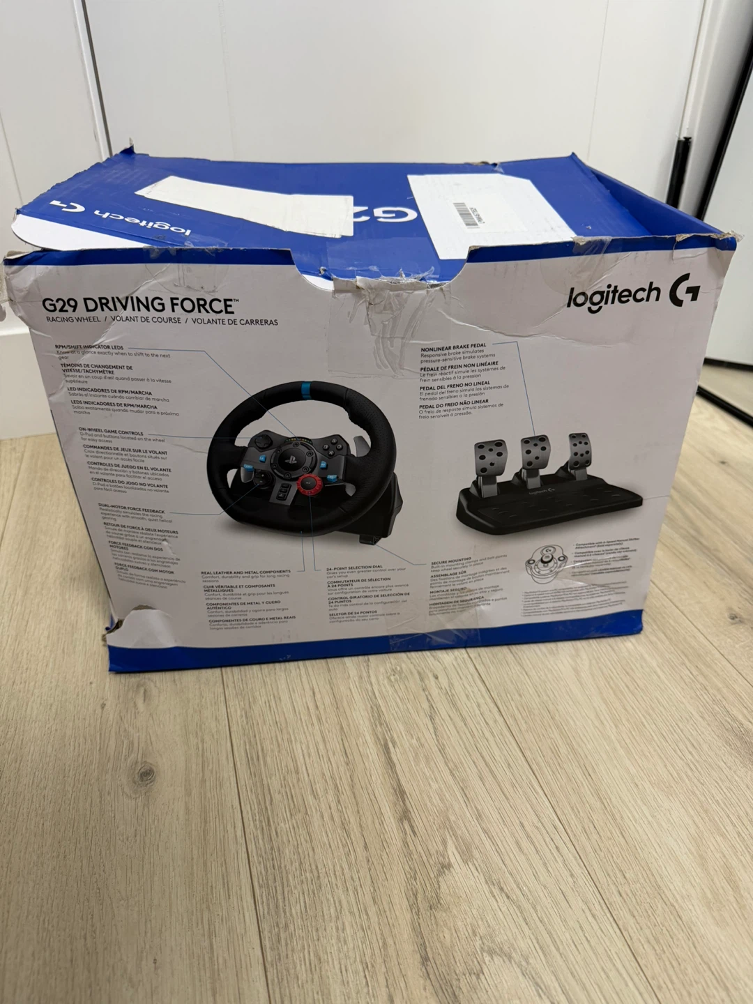 Logitech G920 Driving Force Racing Wheel and Floor Pedals - photo 5