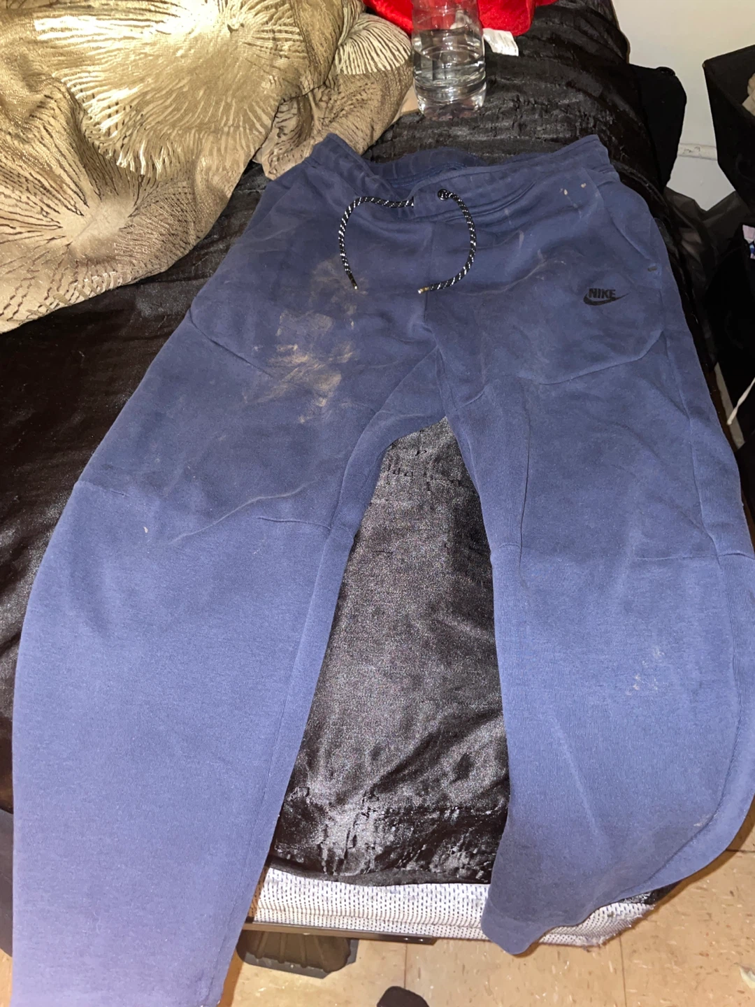 Nike Tech Fleece Joggers Navy Blue Size S - photo 3