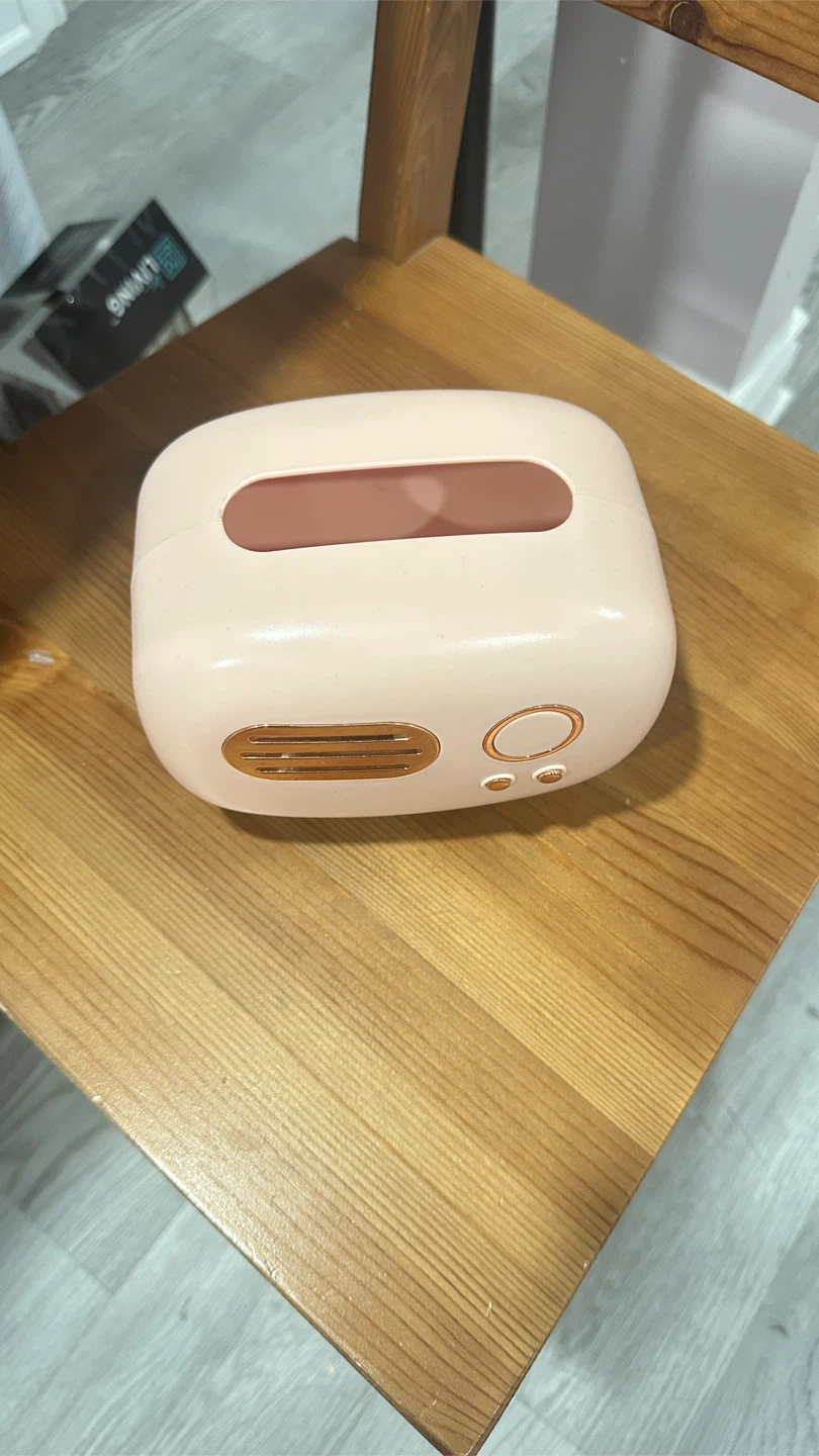 Pink Retro Tissue Box Holder - photo 2