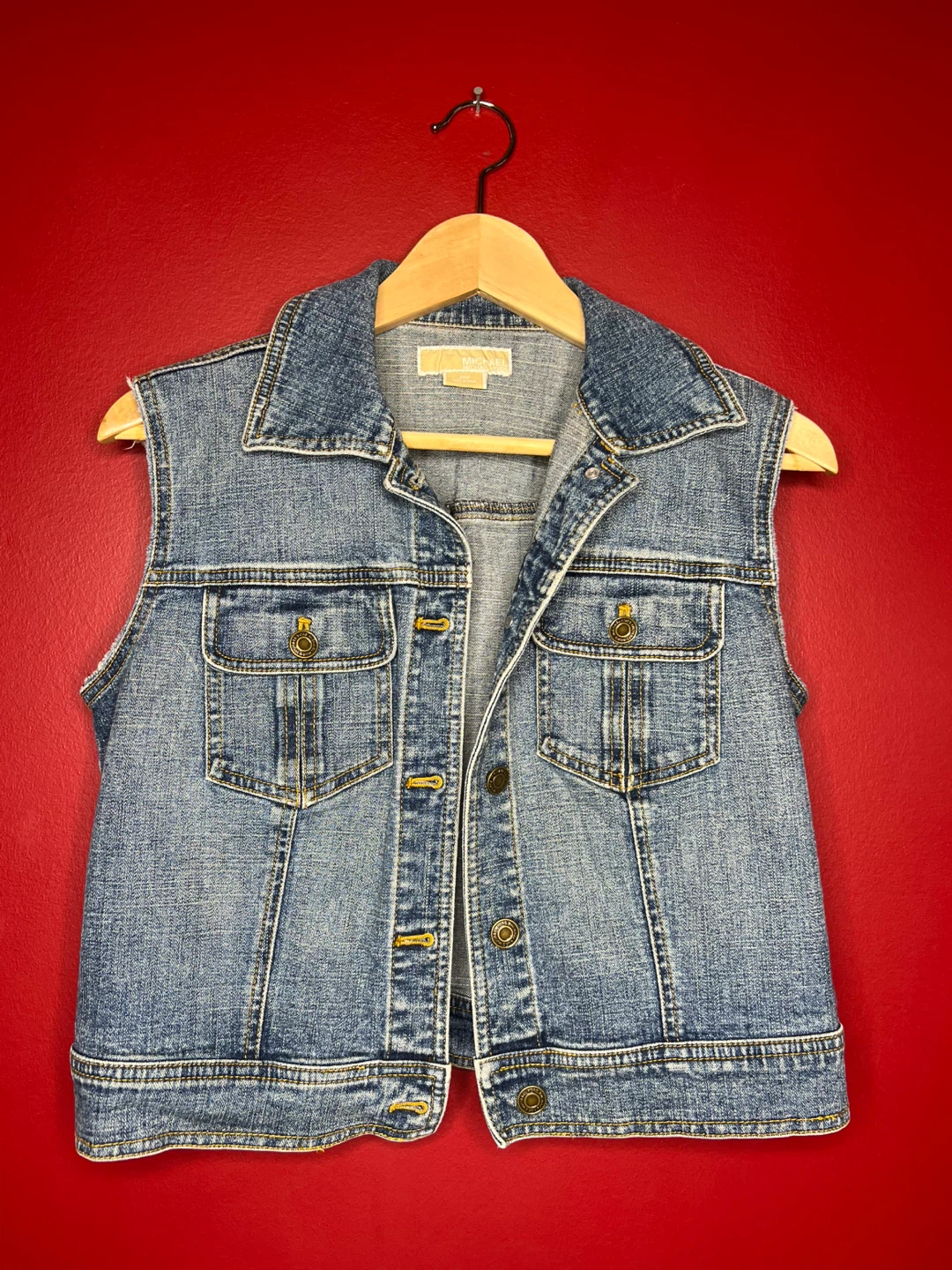 MICHAEL Kors Denim Vest S/M