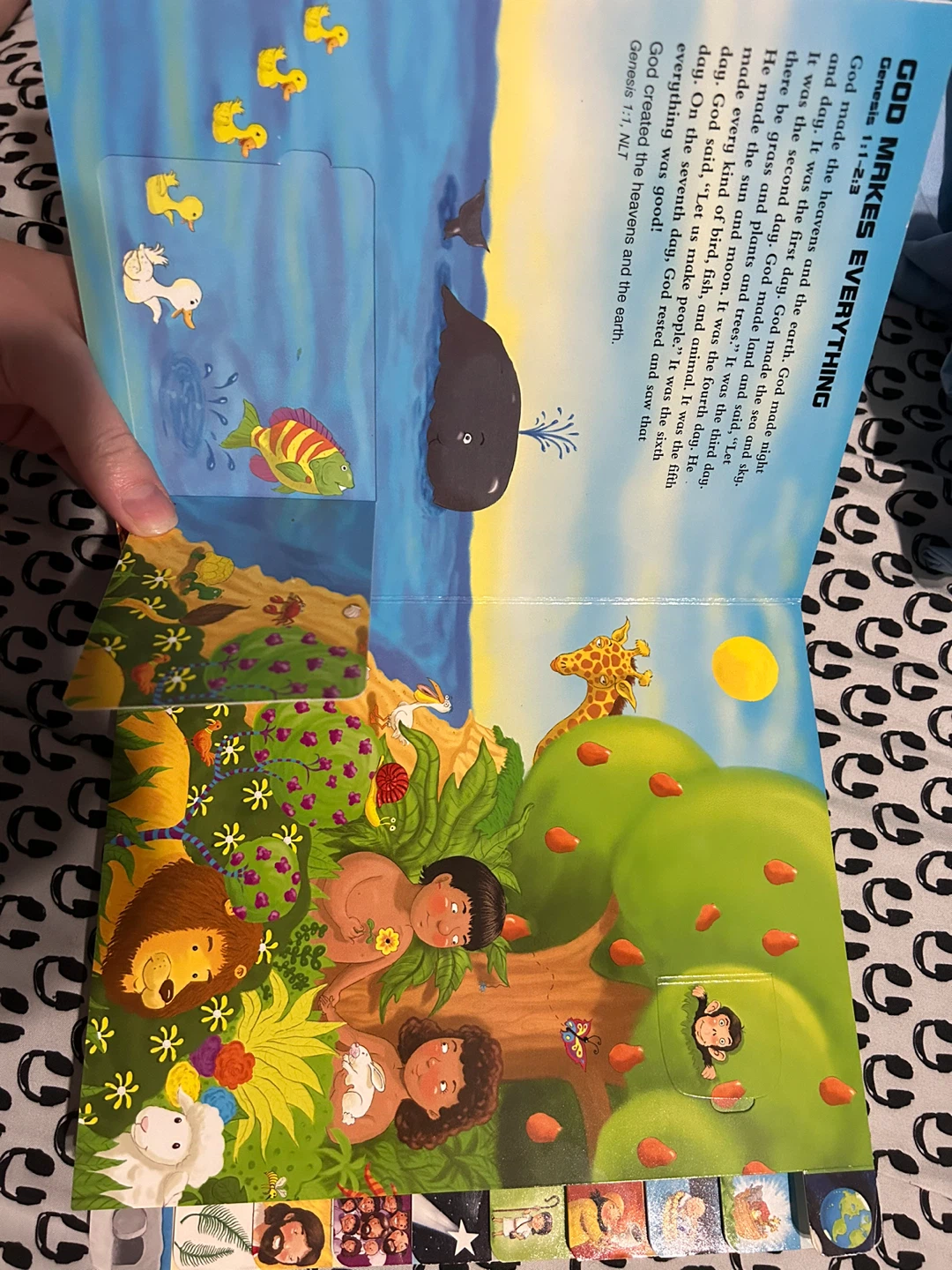 Lift the flap children’s bible stories book - photo 3