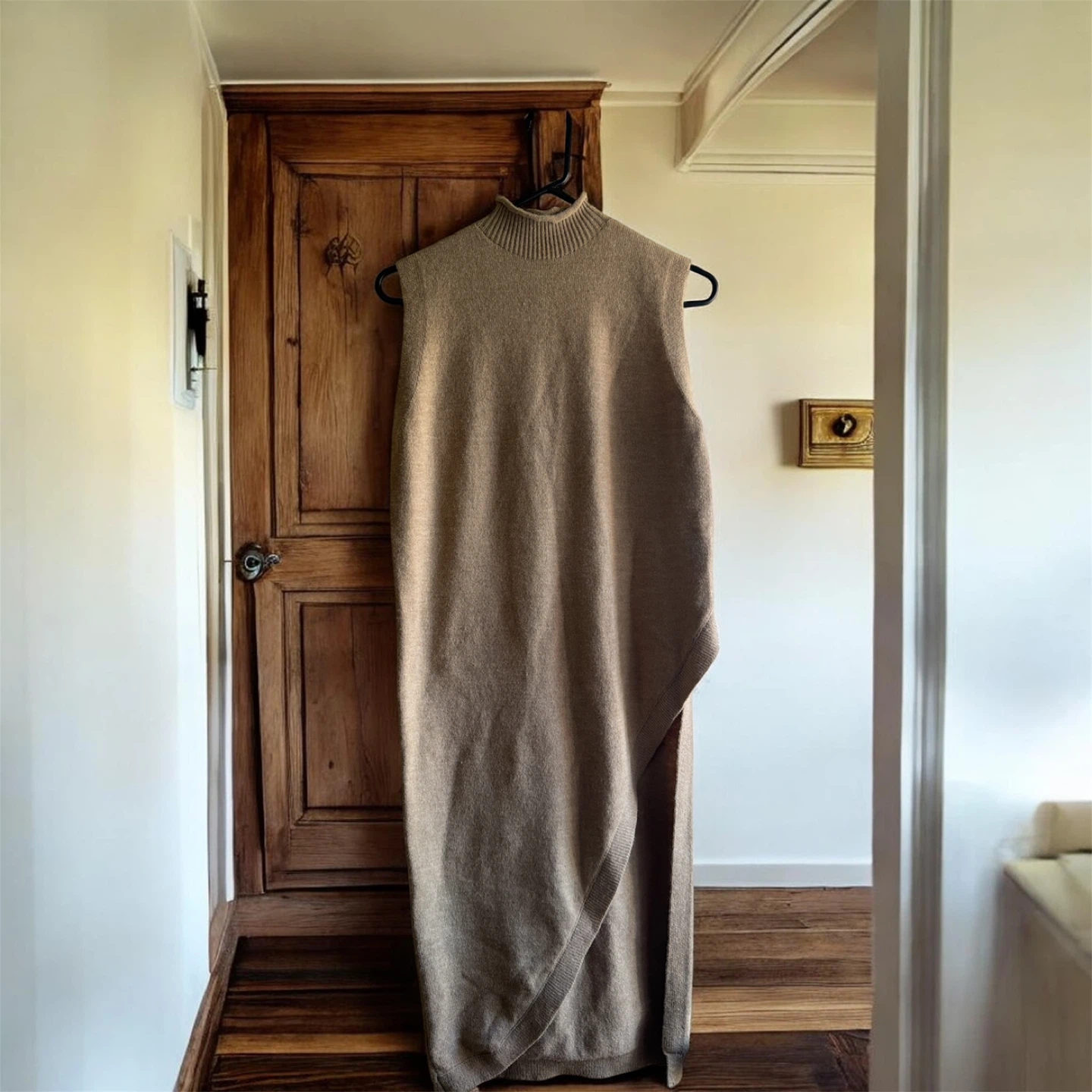 Sleeveless Turtleneck Maxi Dress - photo 2