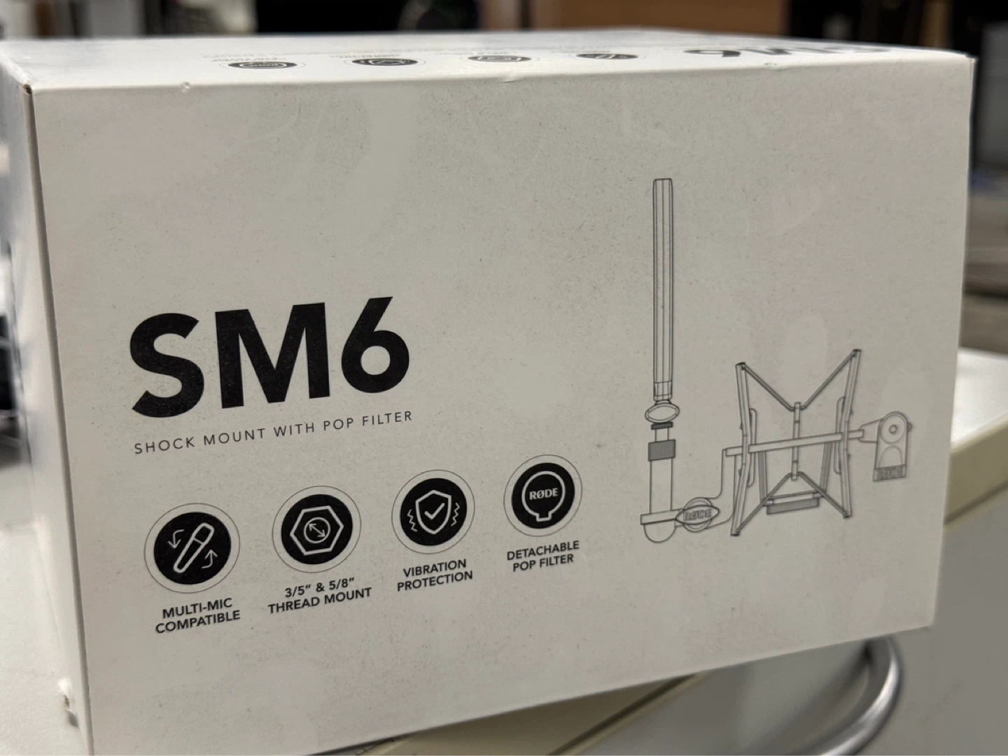 RØDE SM6 Shock Mount with Pop Filter - photo 2