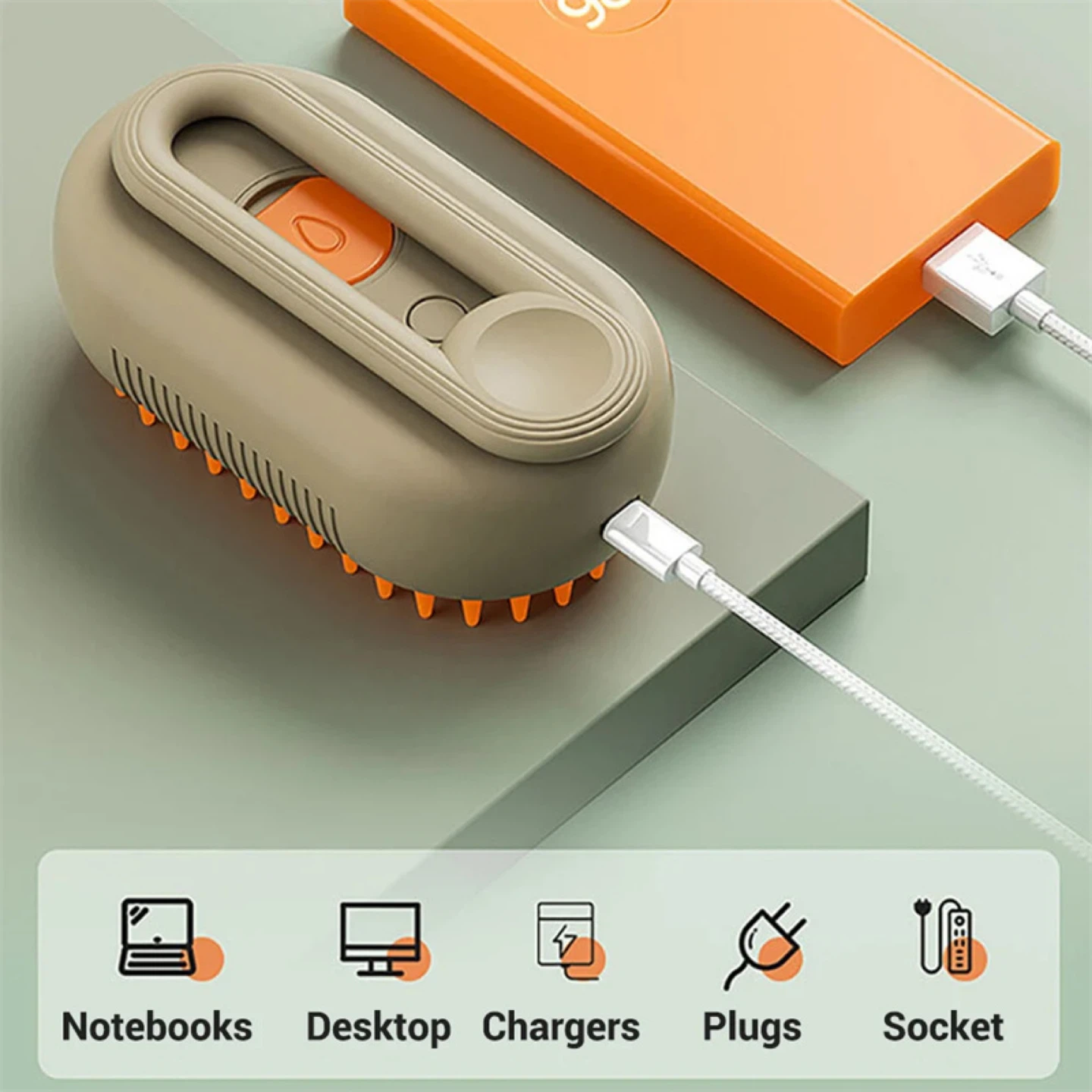 Electric Spray Massage Comb for Pets - photo 2