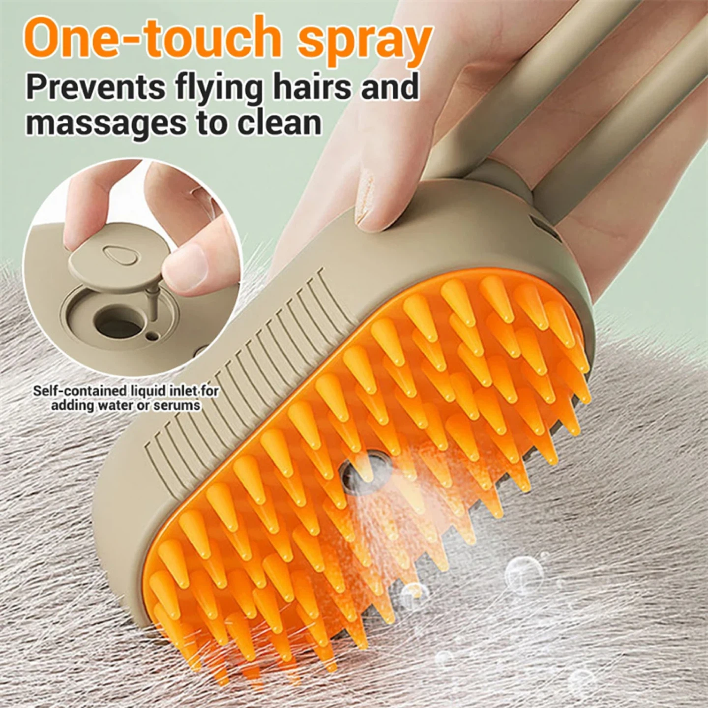 Electric Spray Massage Comb for Pets - photo 3
