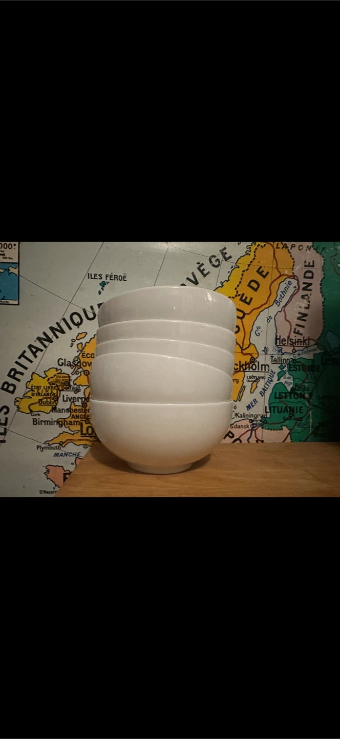 IKEA 365+ White Bowls - Set of 5