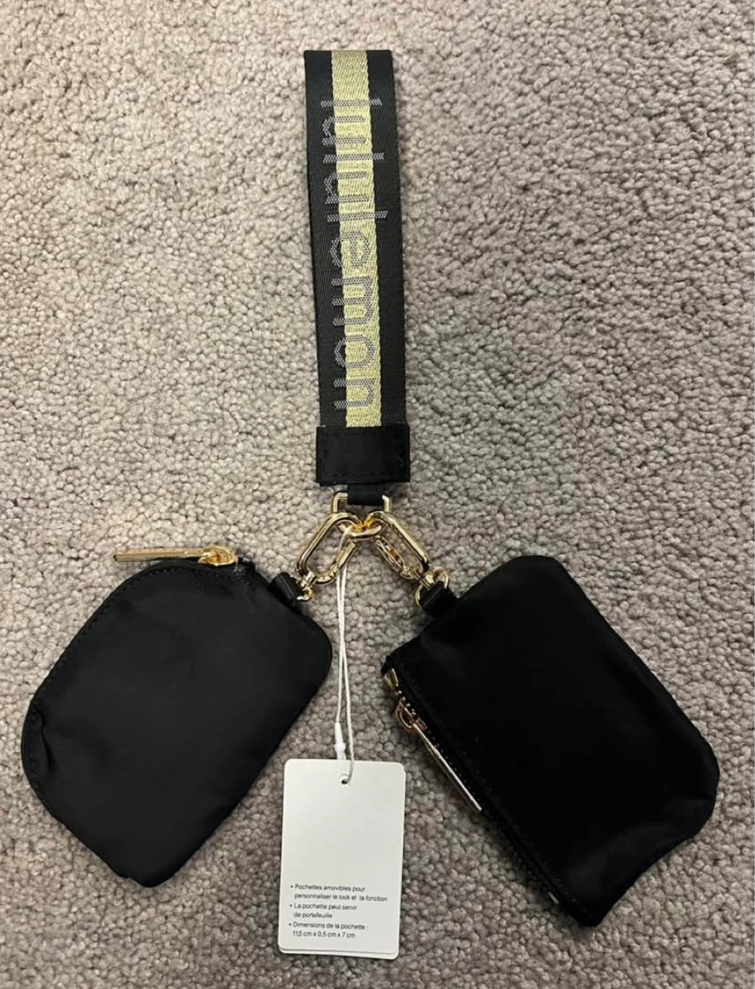 Lululemon Dual Pouch Wristlet wallet Coin Purse - photo 2
