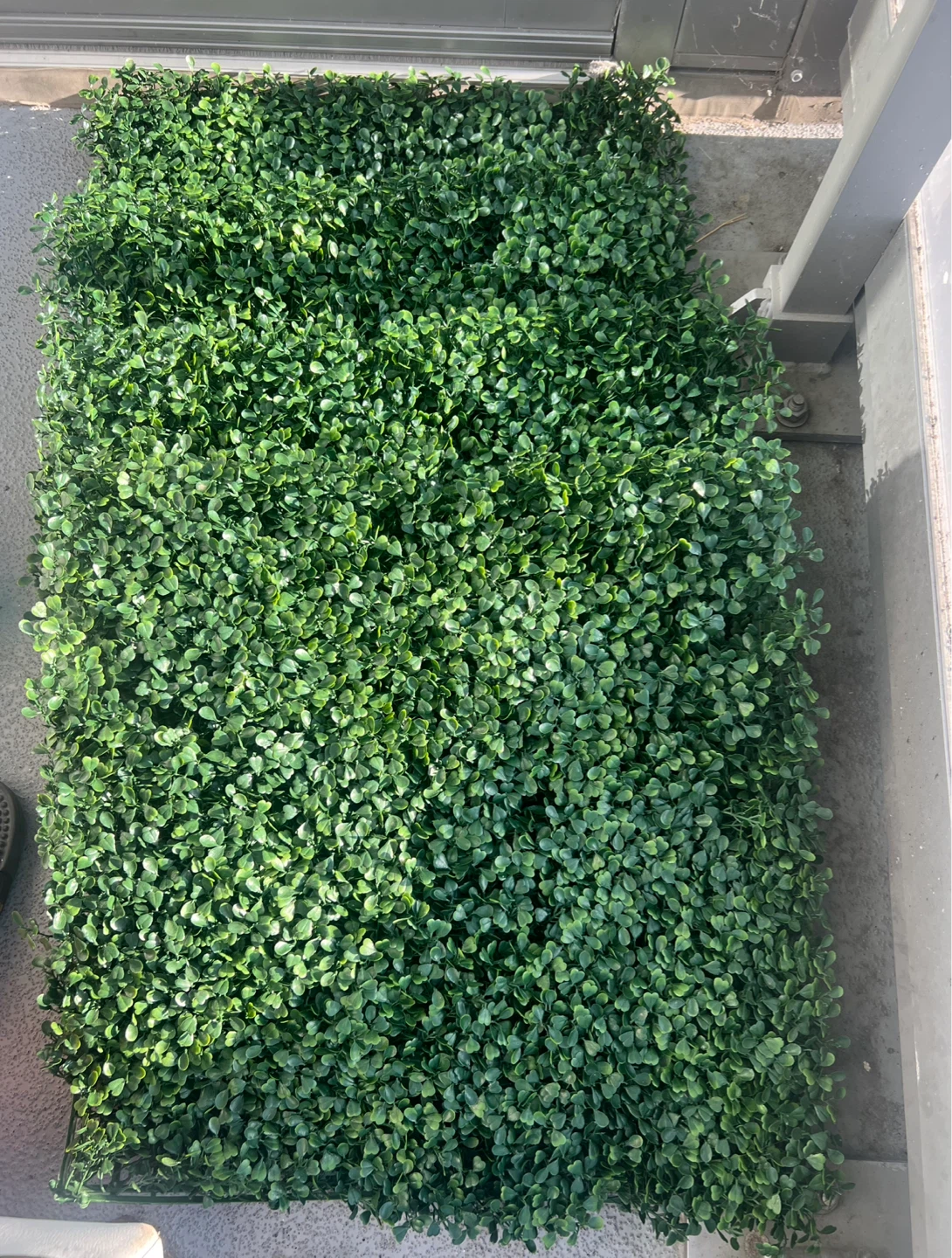 4 Artificial Green Hedge Wall Panel