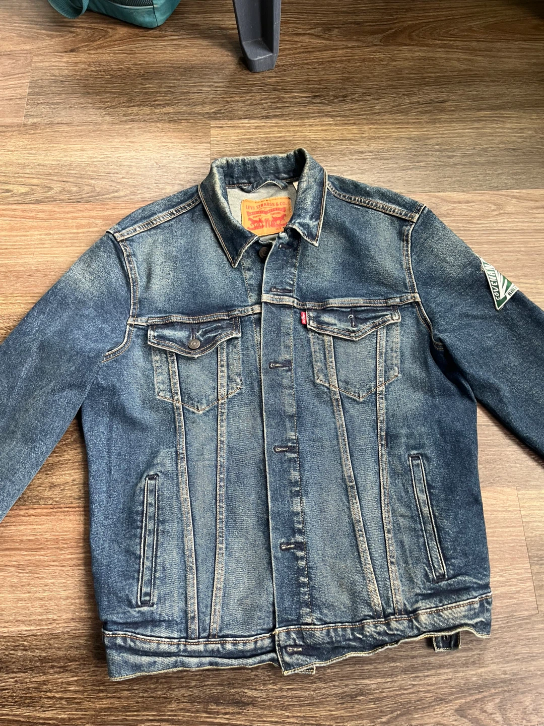 Levi's Denim Trucker Jacket - Blue - photo 2