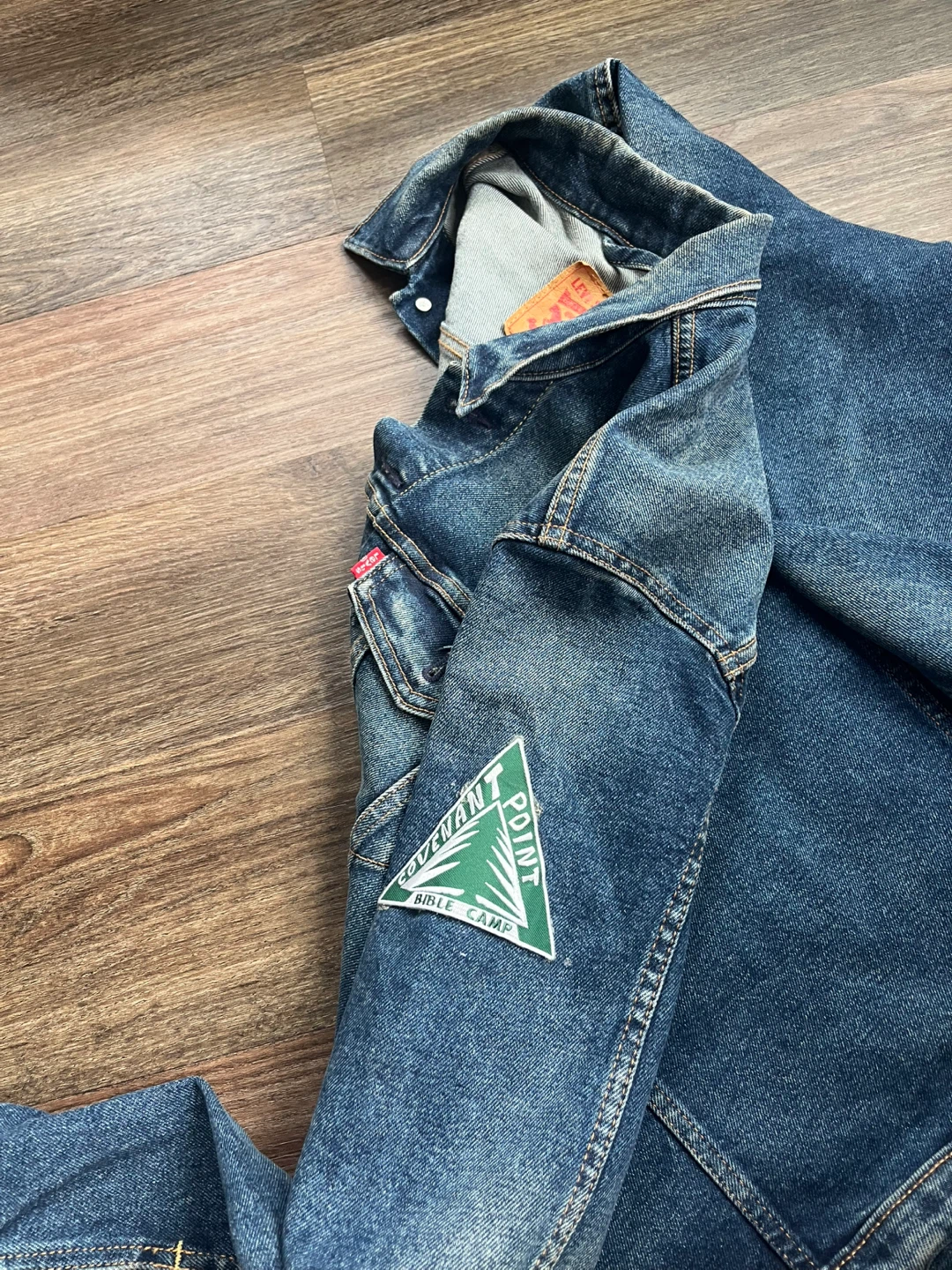 Levi's Denim Trucker Jacket - Blue - photo 4