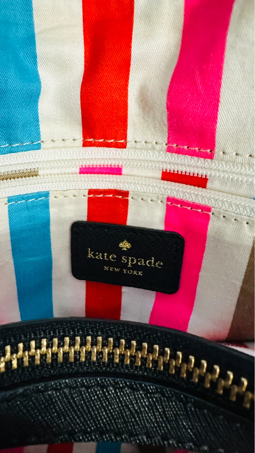 Kate Spade New York Black Leather Tote Handbag - photo 4
