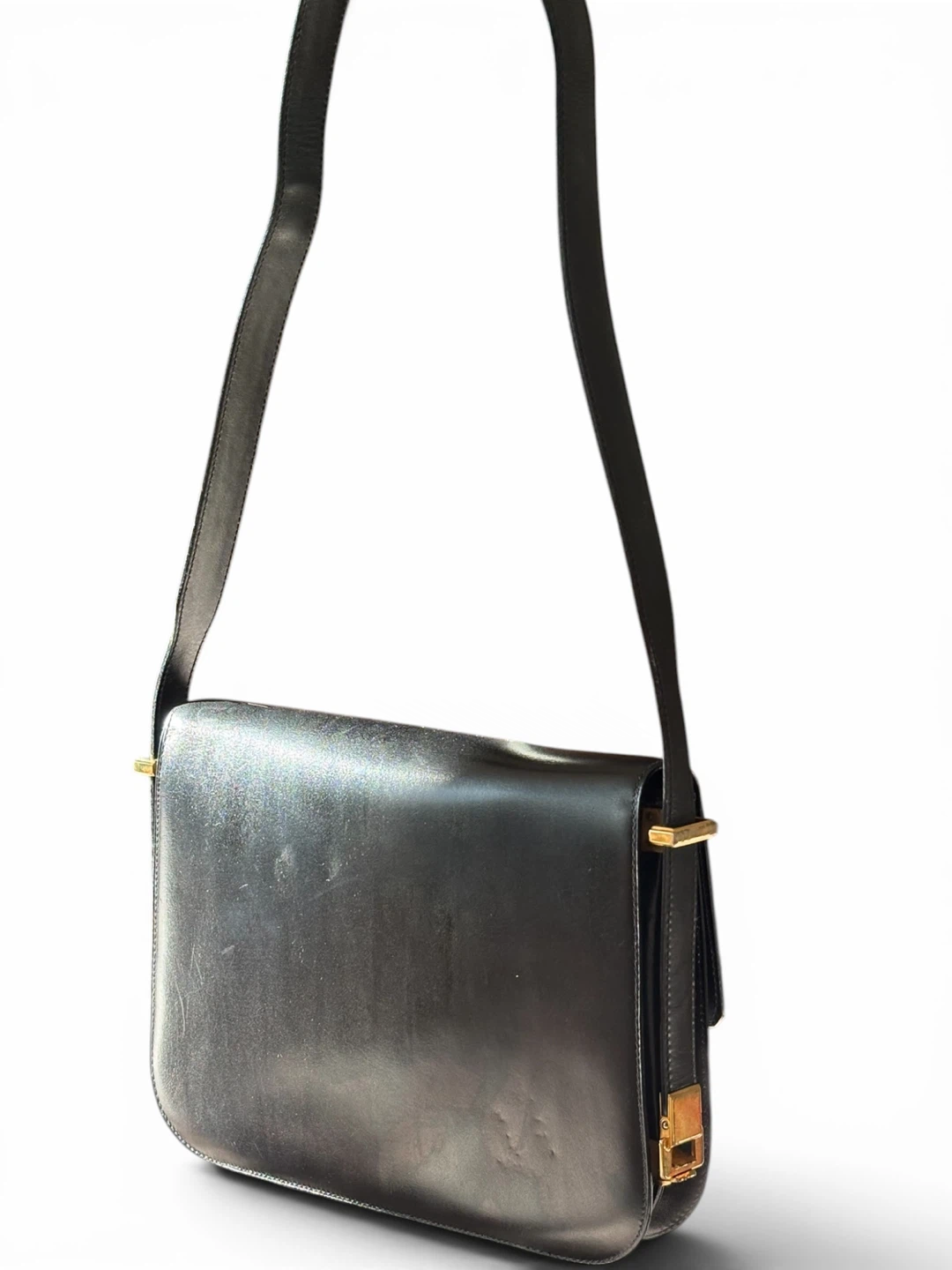 Celine Black Leather Shoulder Bag - photo 3