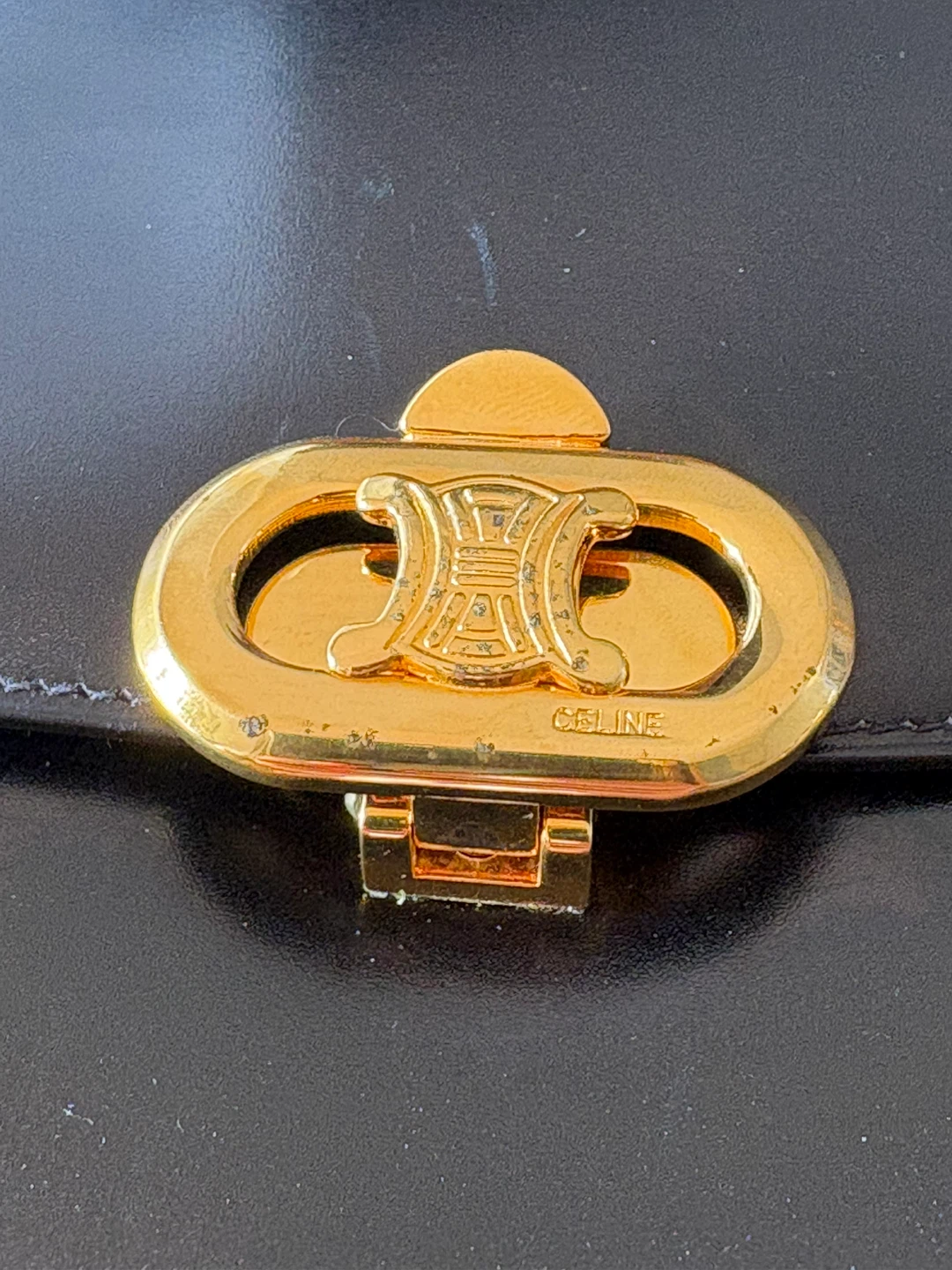 Celine Black Leather Shoulder Bag - photo 4
