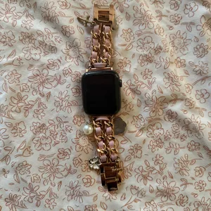 Apple Watch Band with Charms - Rose Gold Chain